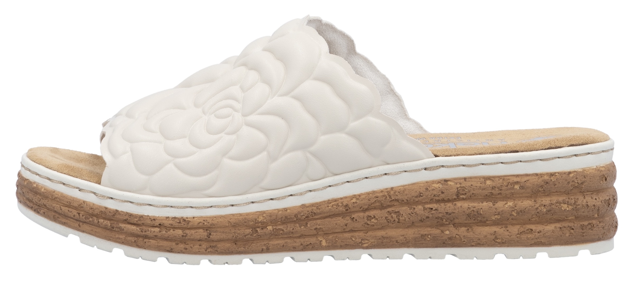 Rieker Pantolette, Sommerschuh, Schlappen, Hausschuh mit weicher Innensohle