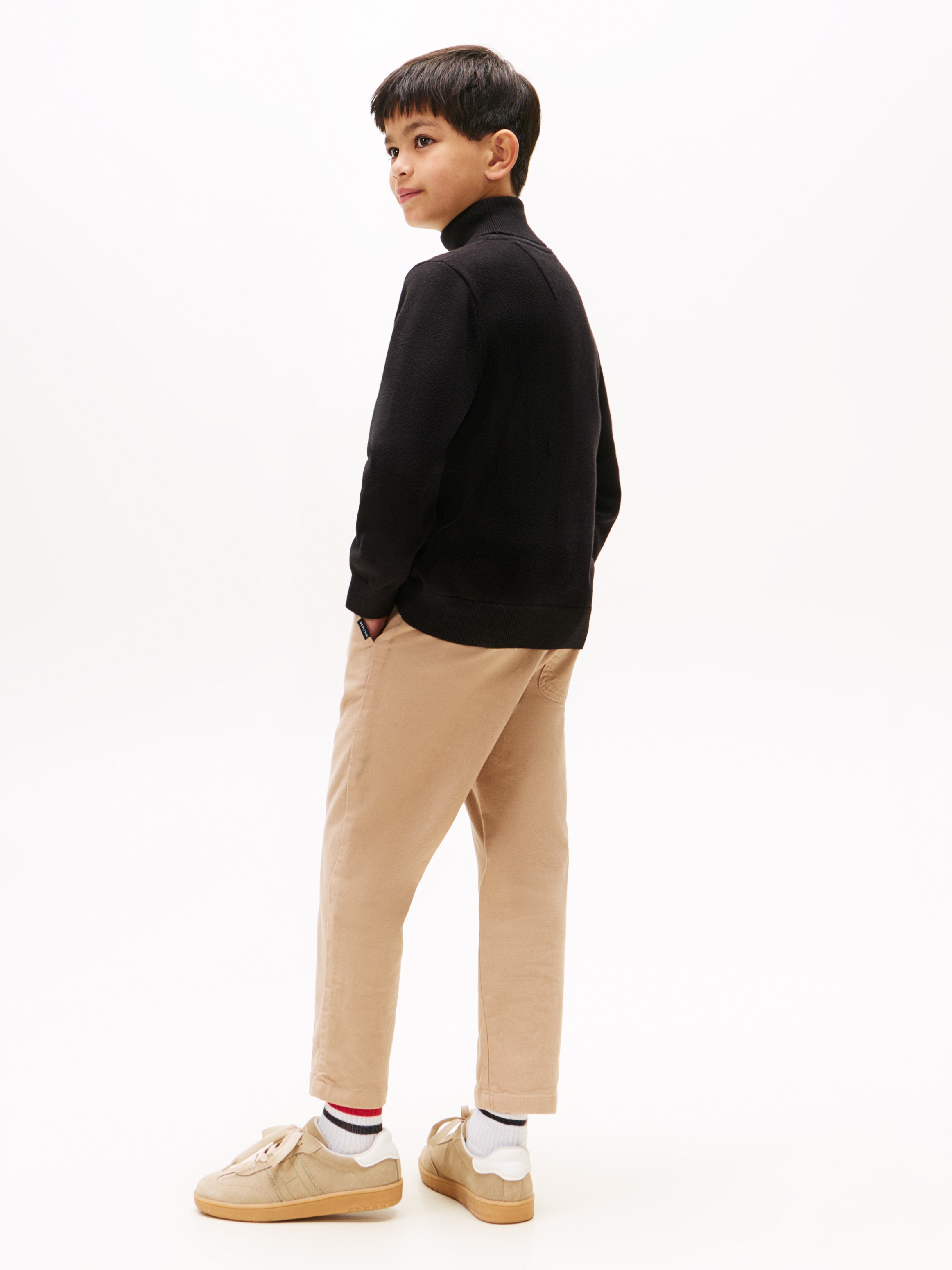 Tommy Hilfiger Strickpullover »COTTON TURTLE NECK SWEATER«, Kinder bis 16 Jahre
