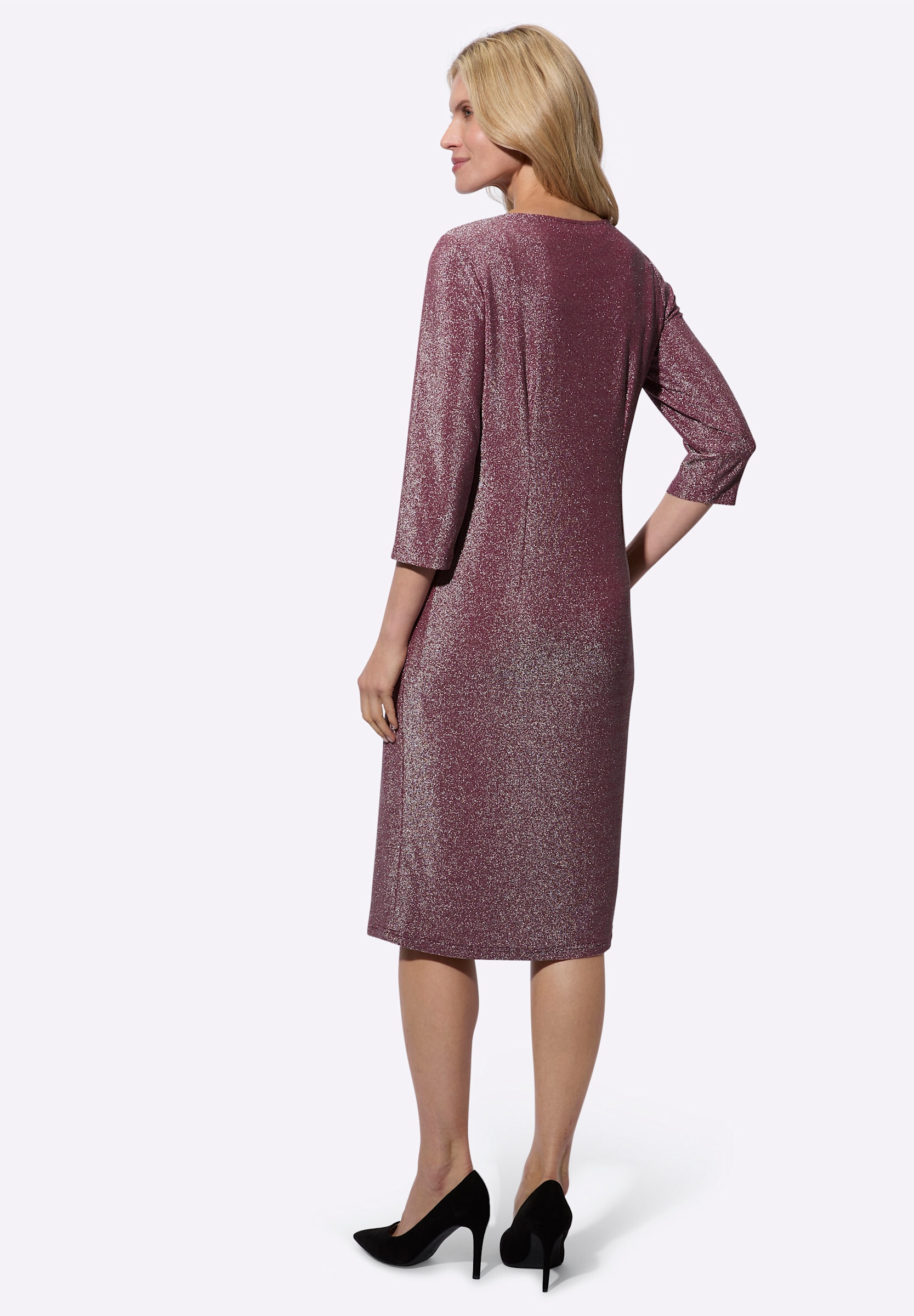 Sieh an! Etuikleid »Jersey-Kleid Jerseykleid blickdicht gefüttert« Ohne Taschen