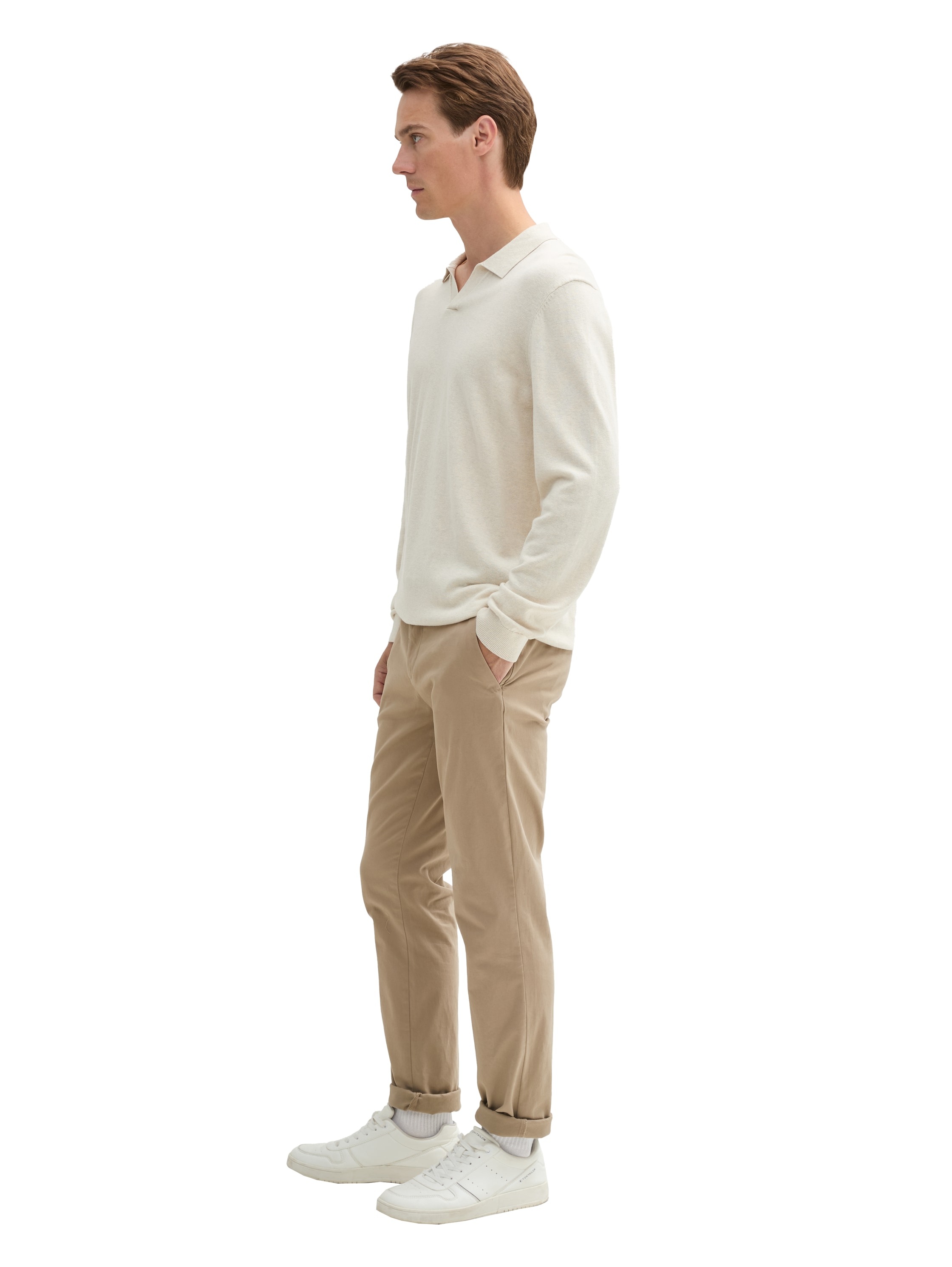 TOM TAILOR Chinohose »TRAVIS«  mit Gürtel