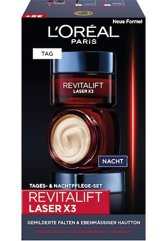 L'ORÉAL PARIS Gesichtspflege-Set »RevitaLift Laser X3 Tag und Nacht«, (2 tlg.) kaufen