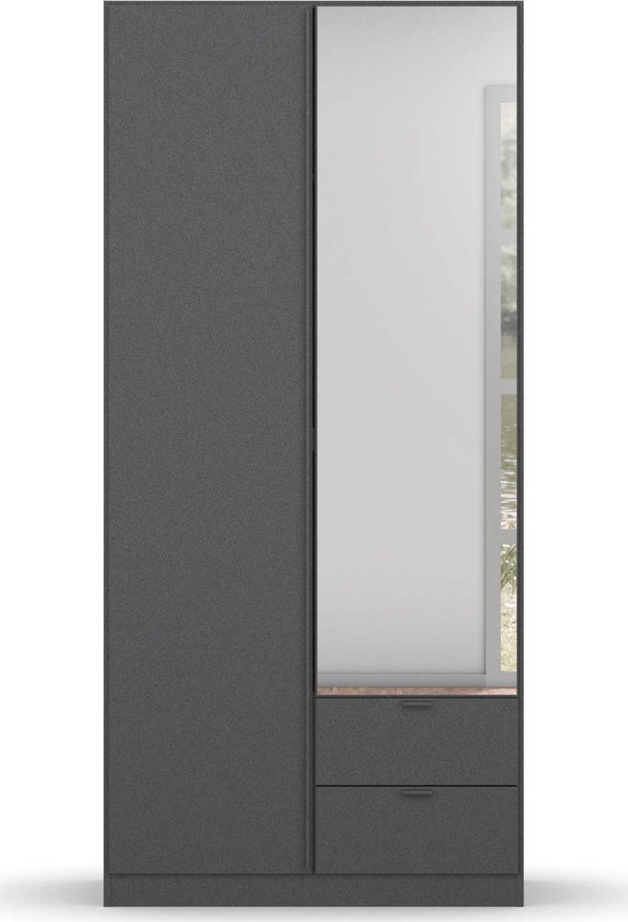 rauch Drehtürenschrank »StyleUp« Typ Monochrome mit eleganten, langen Griffstangen in Schrankfarbe