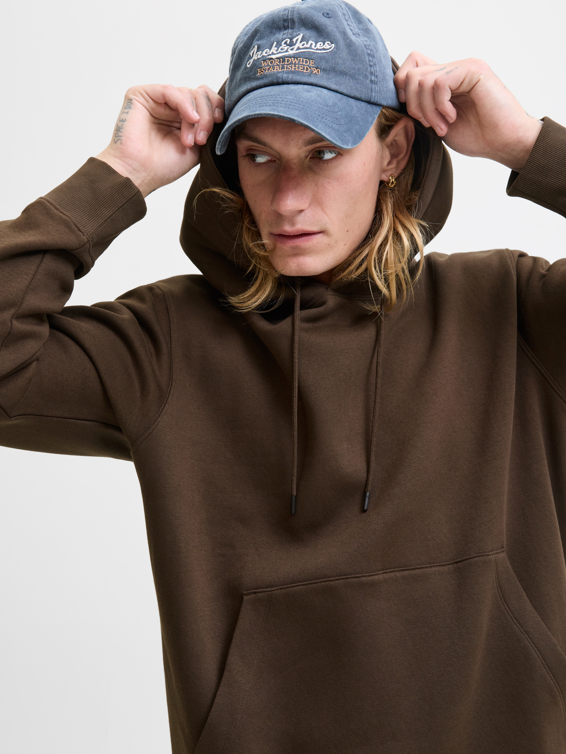 Jack & Jones Kapuzensweatshirt »JJESTAR BASIC SWEAT HOOD NOOS« mit Rippbündchen