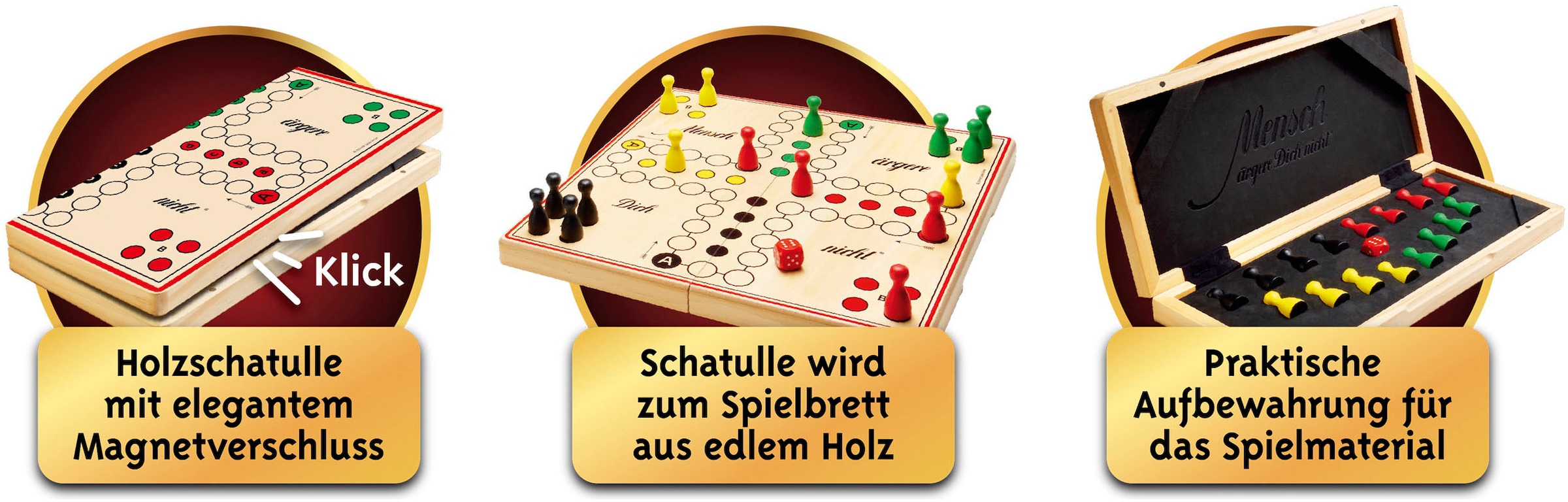 Schmidt Spiele Spiel »Mensch ärgere Dich nicht - Deluxe«