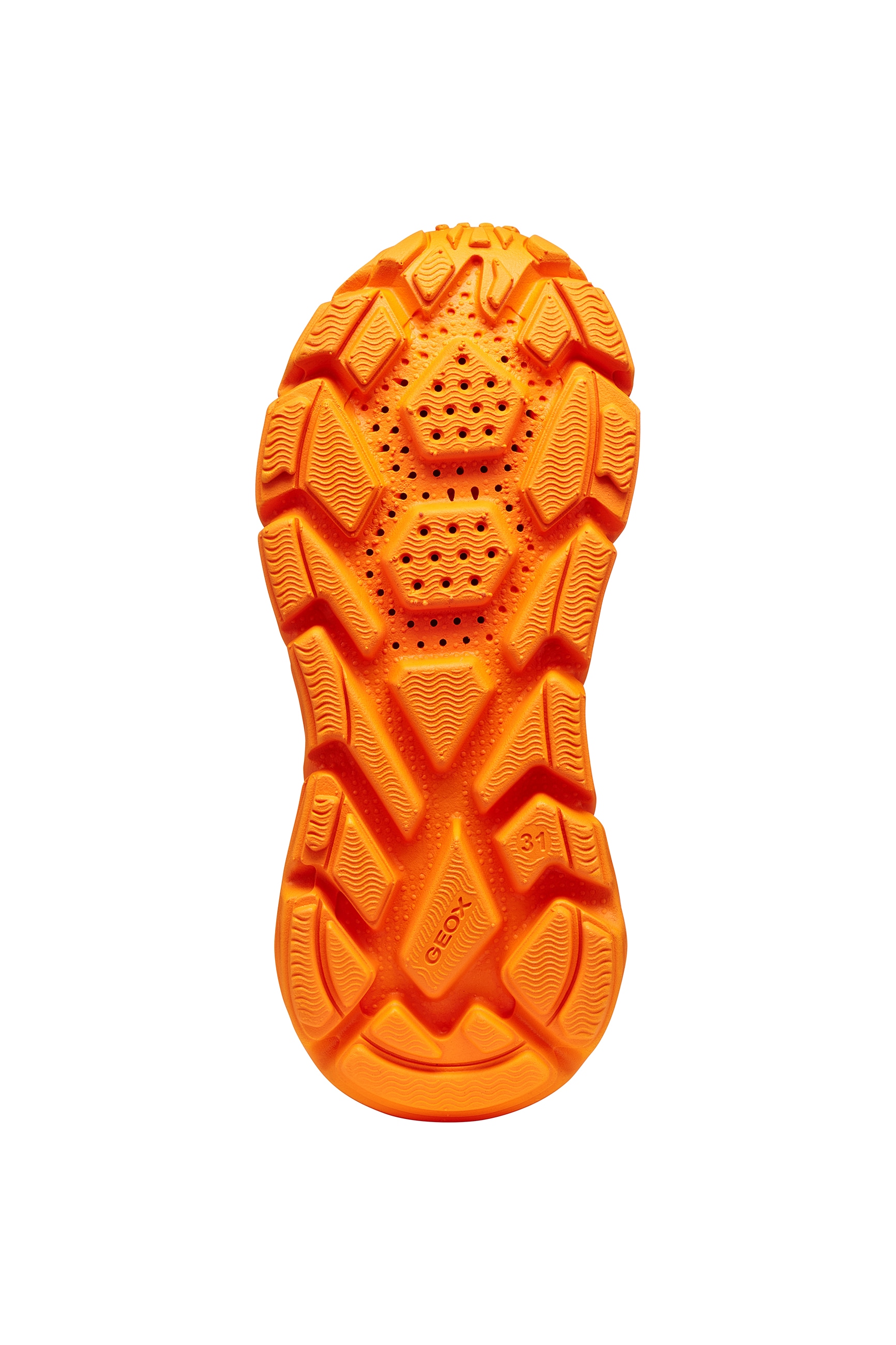 Geox Sneaker »J FLEXYPER FAST BOY«  Slipper mit auffälliger Laufsohle, Größenschablone zum Download