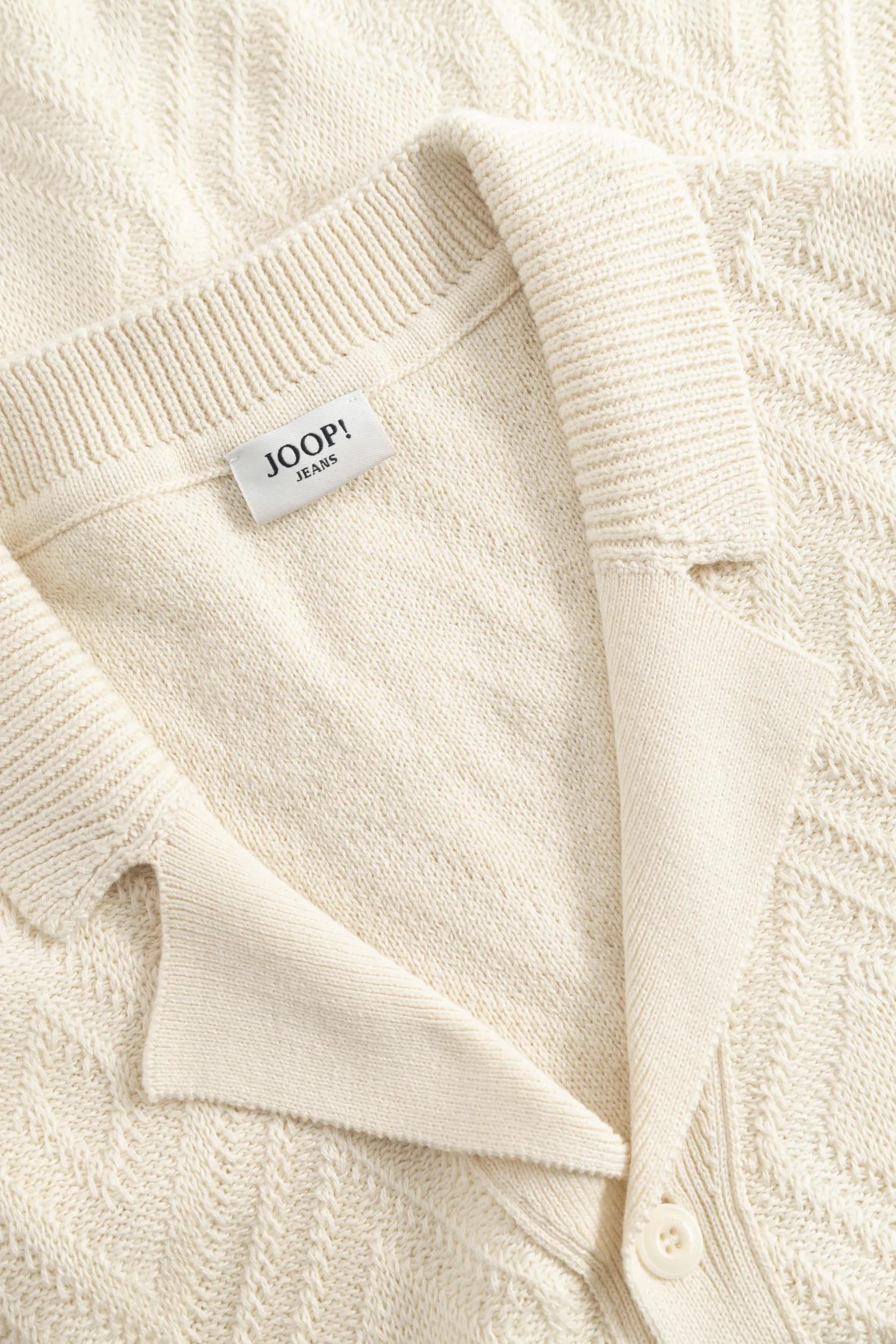 Joop Jeans V-Shirt »Diamor« aus Strick, mit Reverskragen