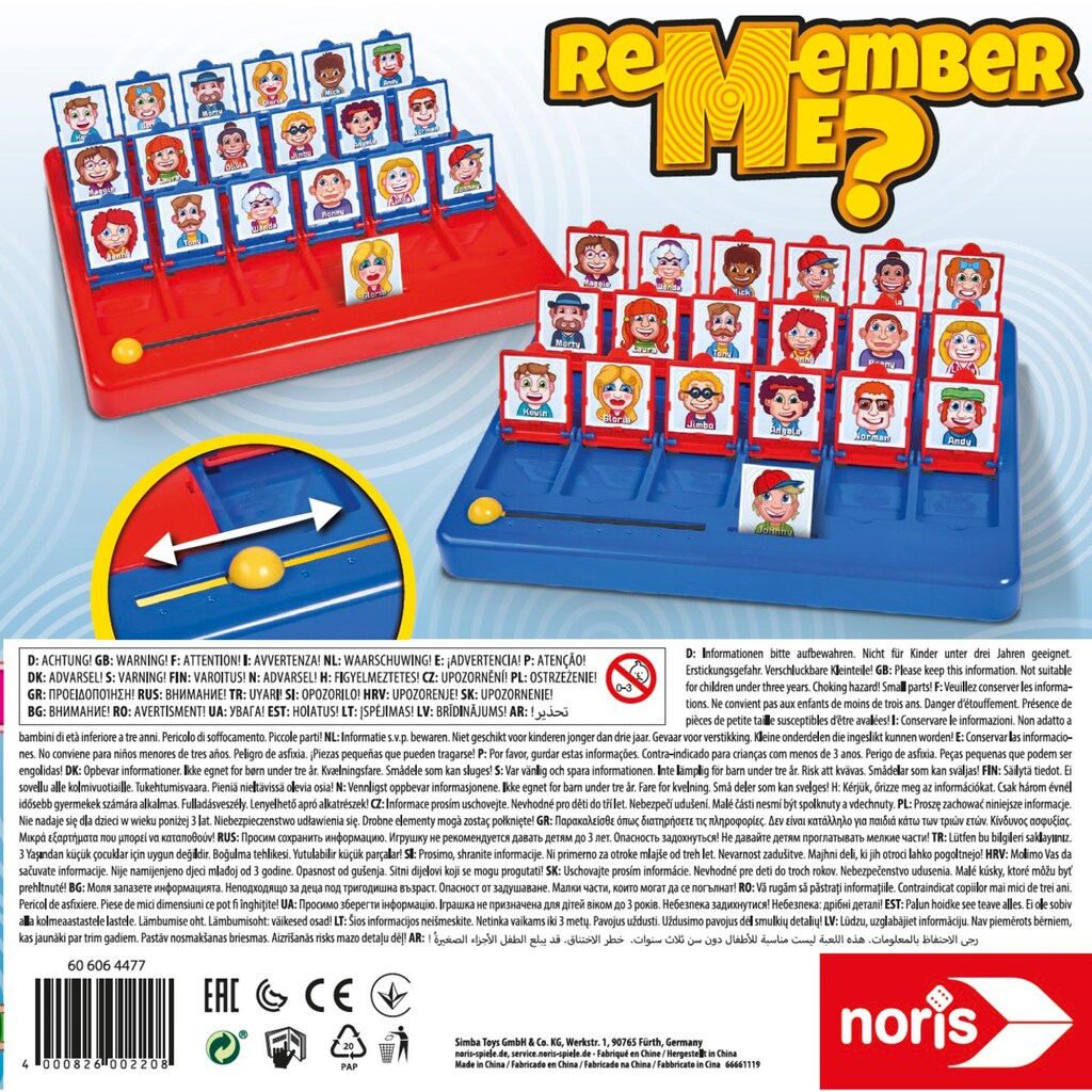 Noris Spiel »Remember me?«