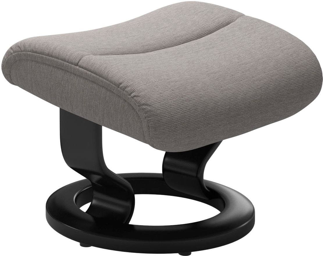 Stressless® Relaxsessel »View«, (Set, Relaxsessel mit Hocker), mit Classic Base, Größe S,Gestell Schwarz