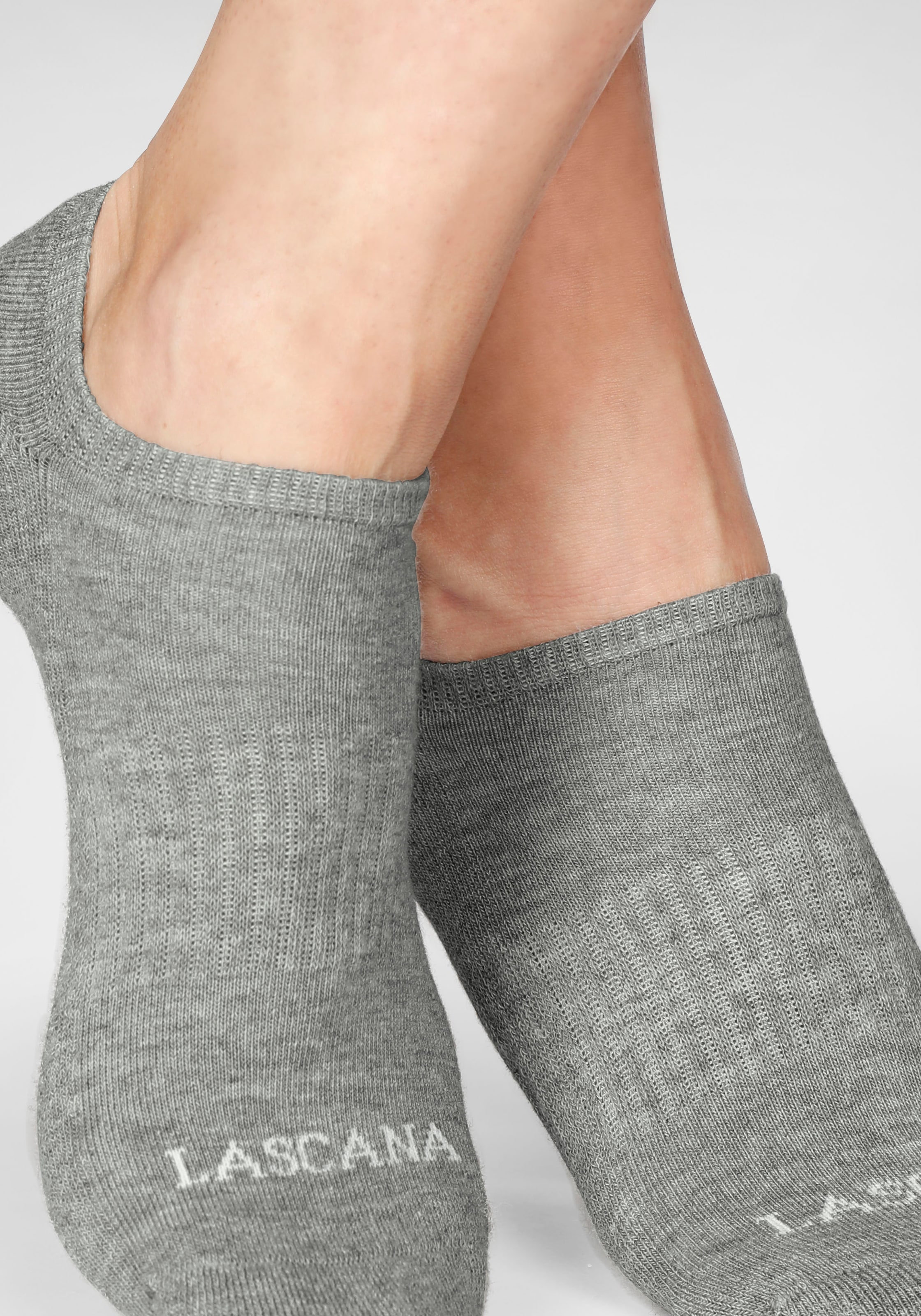 LASCANA ACTIVE Sneakersocken, (Packung, 7 Paar), mit Fußfrottee