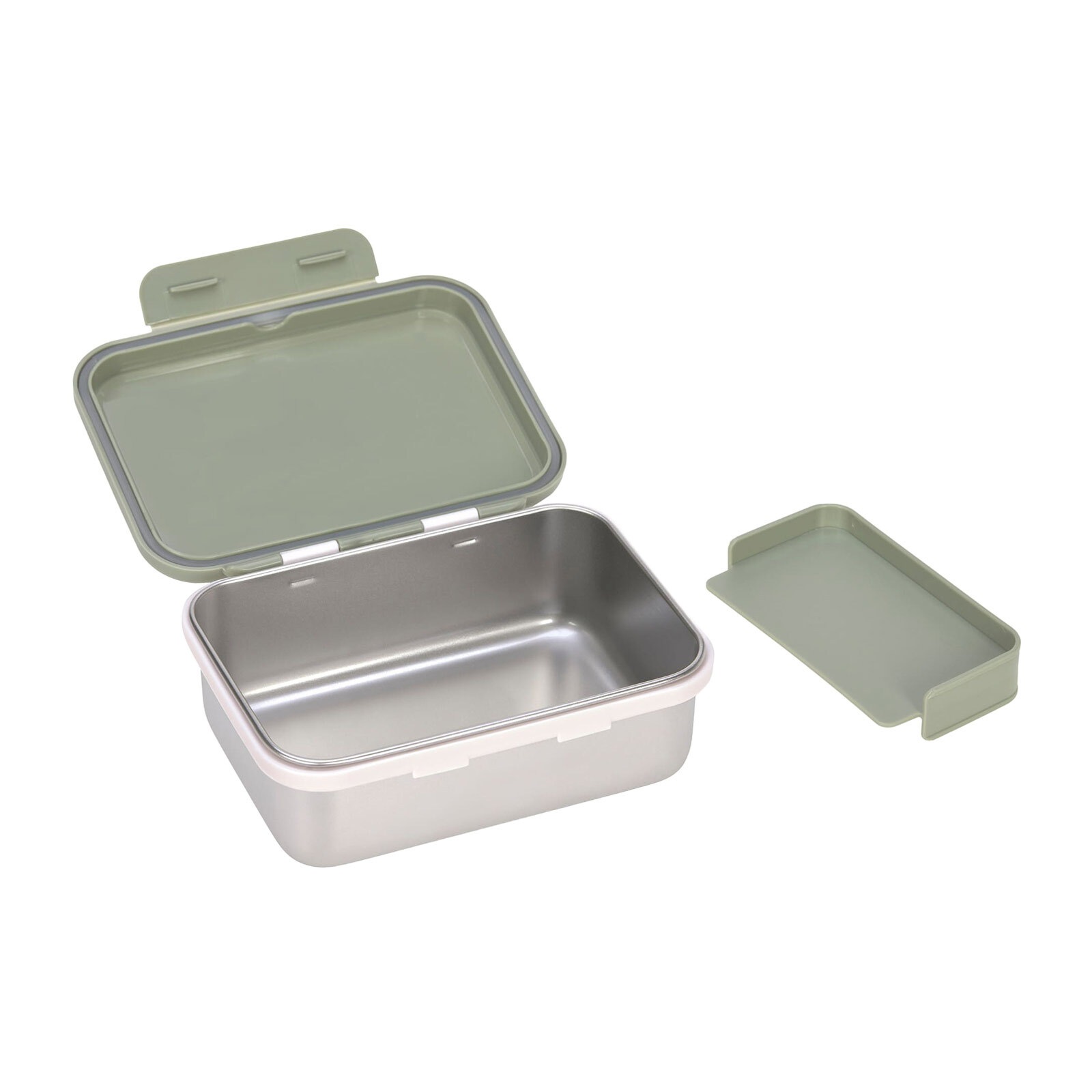 LÄSSIG Lunchbox »Edelstahl Lunchbox 17,3 x 13,3 x 6,9 cm«, (1 tlg.)