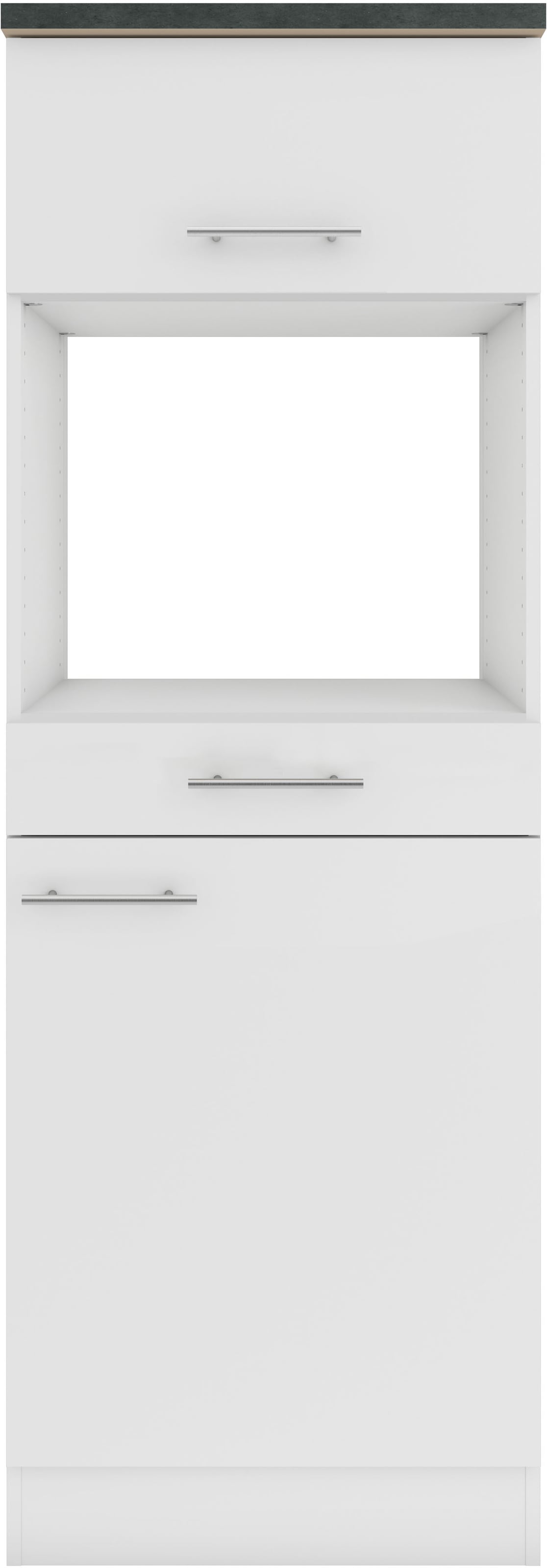OPTIFIT Mikrowellenumbauschrank »Bella«, Breite 60 cm, Nischenmaße B/T/H 56,7/55,5/44,8 cm