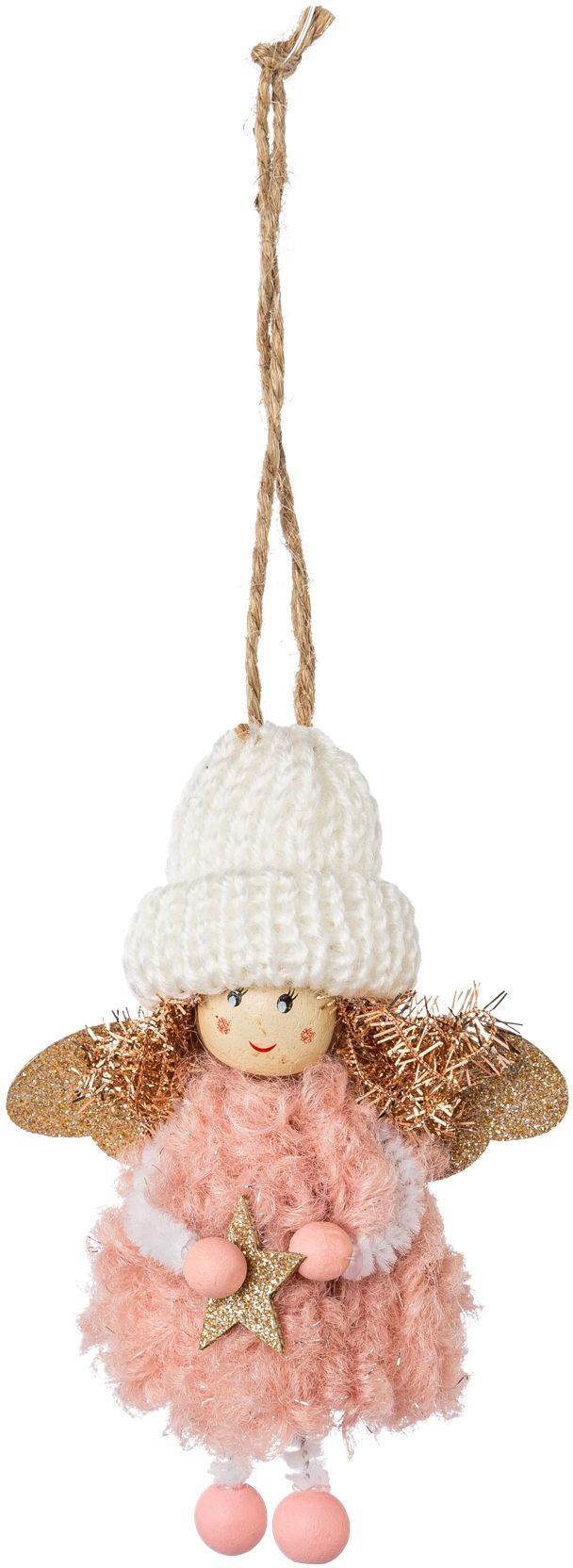 Creativ deco Baumbehang »Weihnachtsdeko, Christbaumschmuck«, (12 St.), mit Wollmütze