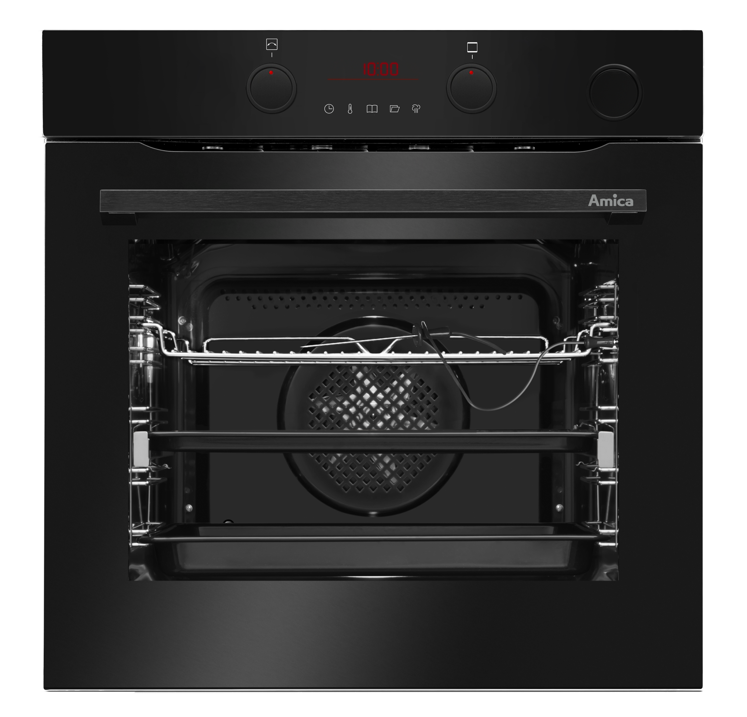Amica Backofen »EBSX 949 800 V« mit 1-fach-Teleskopauszug mit Steam Clean Saftig, knusprig, elegant – Backen wie vom Profi