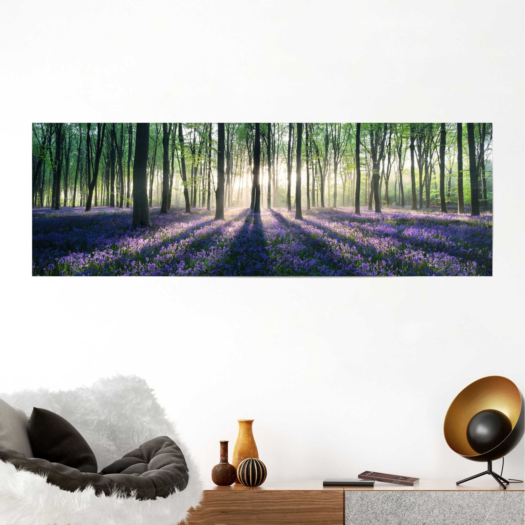 Reinders! Poster »Glockenblumen im Wald«, (1 St.)