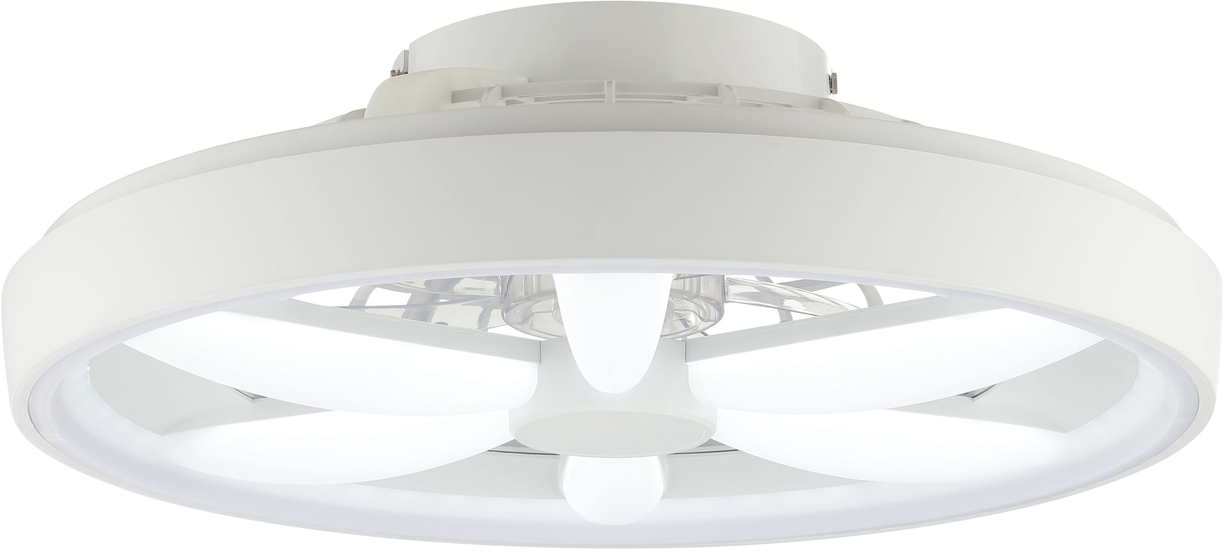 Hanseatic LED Deckenleuchte »DLV2205« LED-Modul 1 Stk. RGB | warmweiß - kaltweiß LED Ventilator, Ø 48 cm, 6400 lm, dimmbar, Fernbedienung