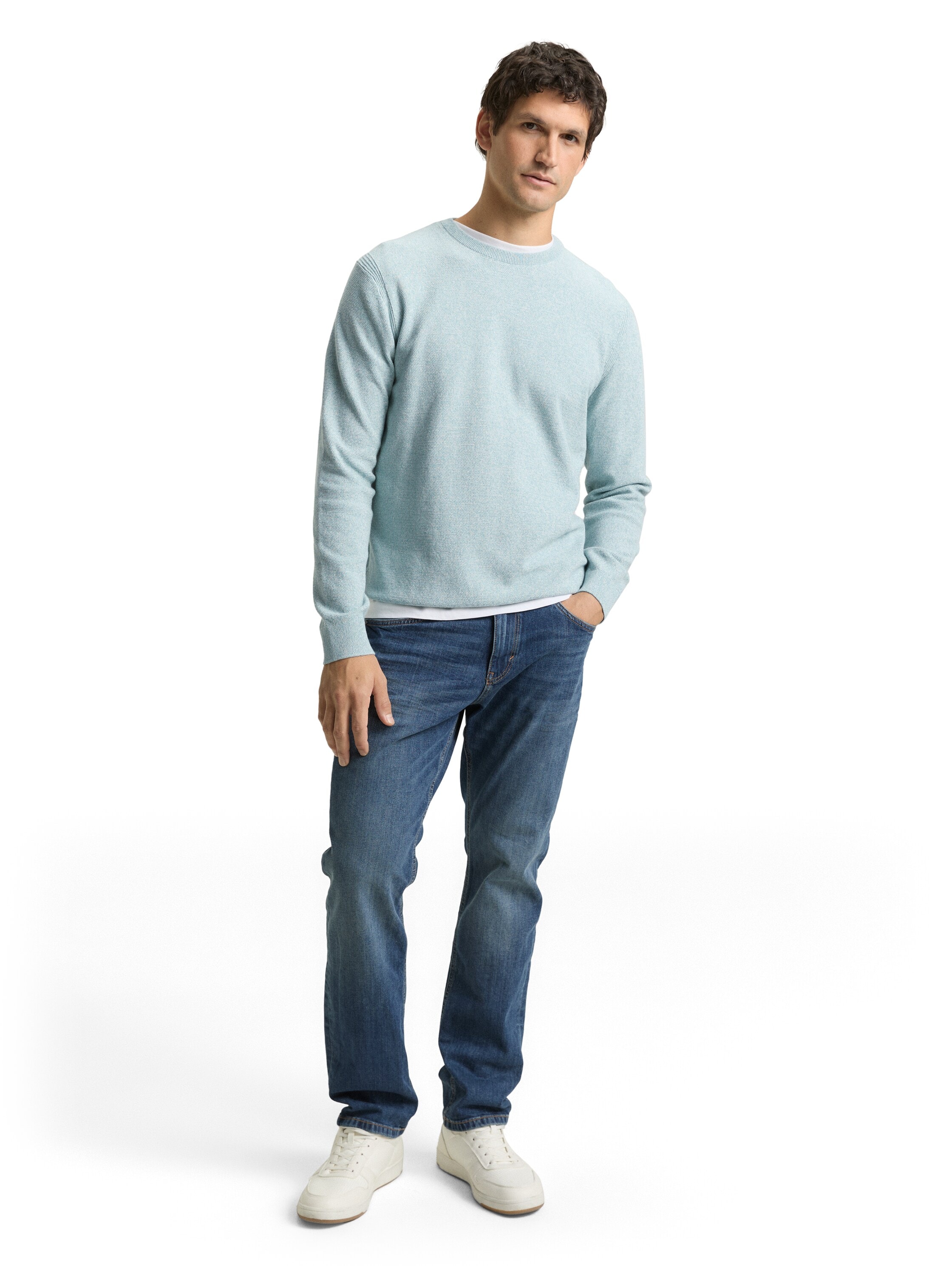 TOM TAILOR Strickpullover mit Bündchen
