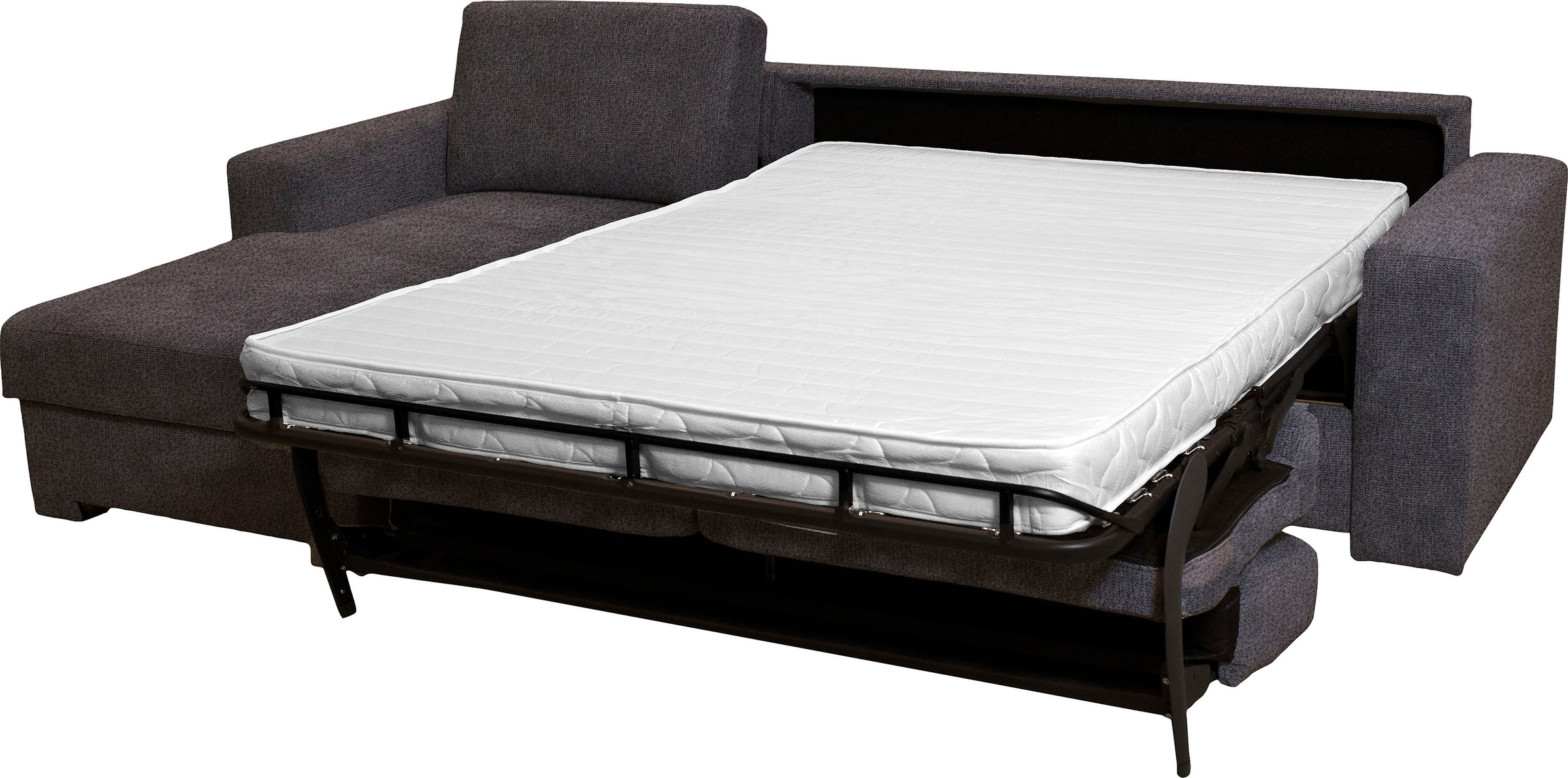 Home affaire Ecksofa Roma "L" Dauerschlaffunktion, mit Unterfederung, Matratzenhöhe 14cm, Liegemaße ca 163x198 cm, L-Form