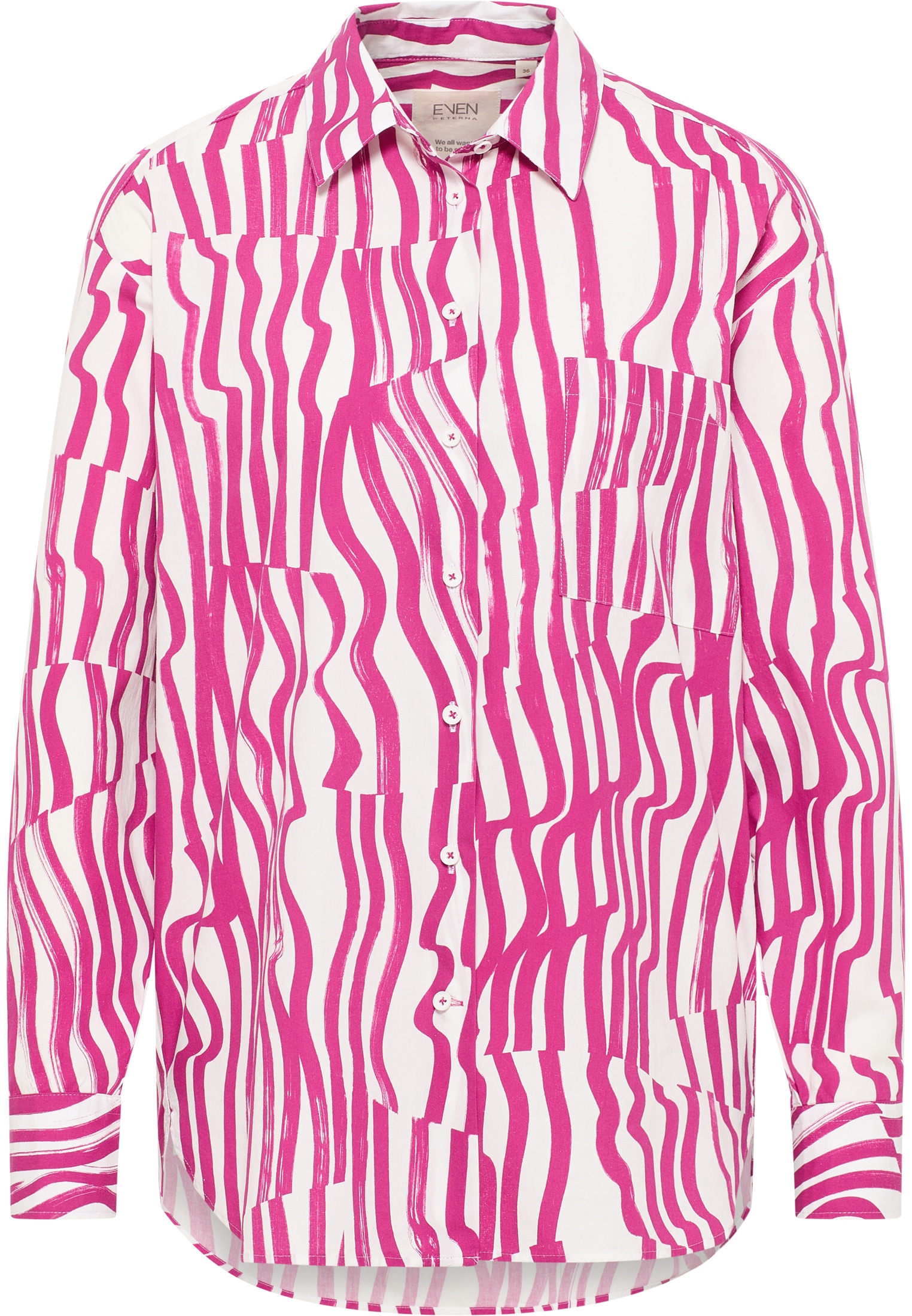 Eterna Hemdbluse »OVERSIZE FIT« EASY IRON (bügelleicht)