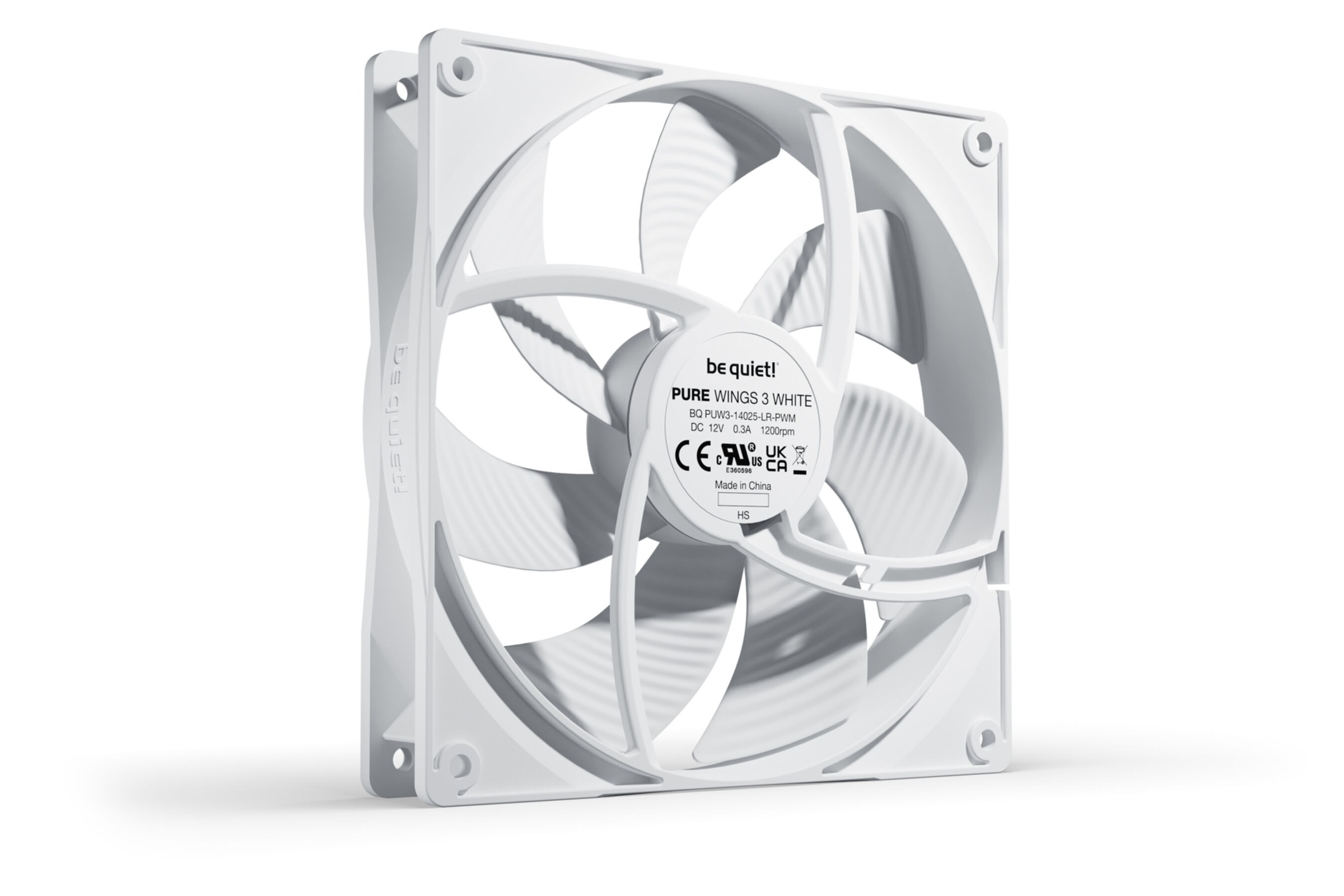 be quiet! Gehäuselüfter »Pure Wings 3 140mm PWM White«
