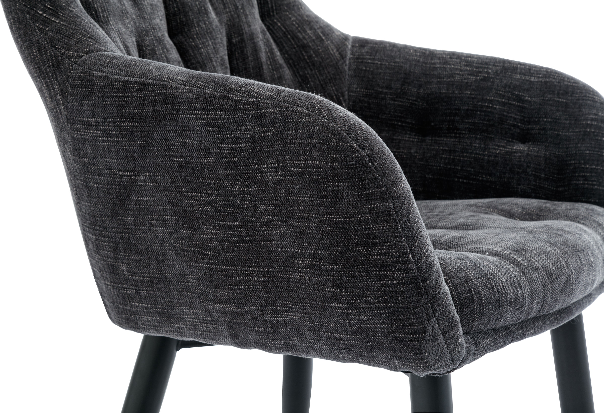 Home affaire Esszimmerstuhl »Cannes«, (Set), 2 St., Boucle, mit Bouclé Bezug
