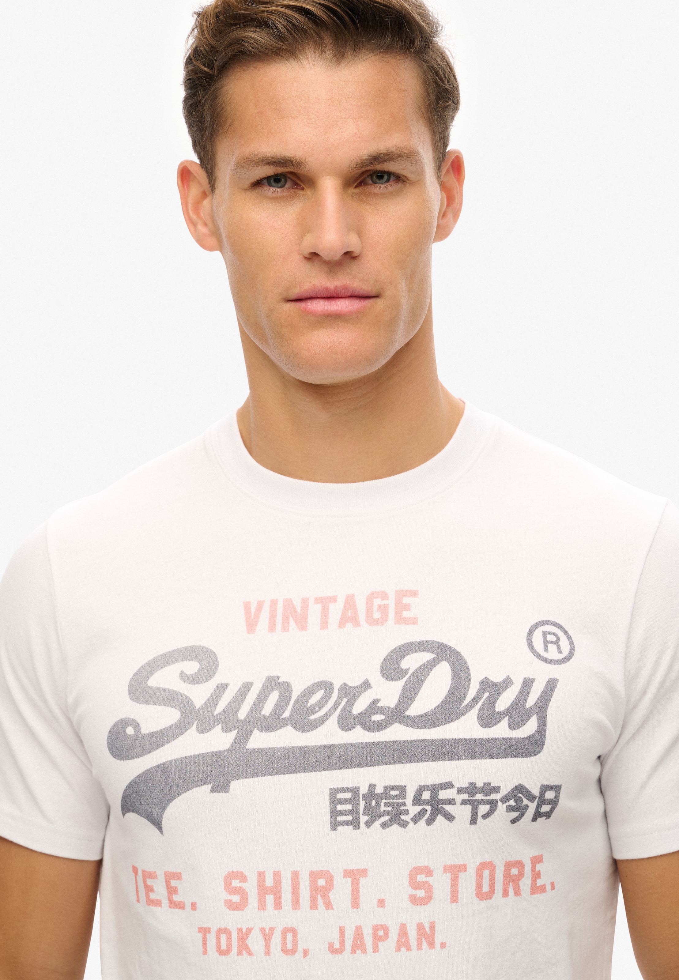 Superdry Rundhalsshirt »VL HERITAGE RELAXED TEE«