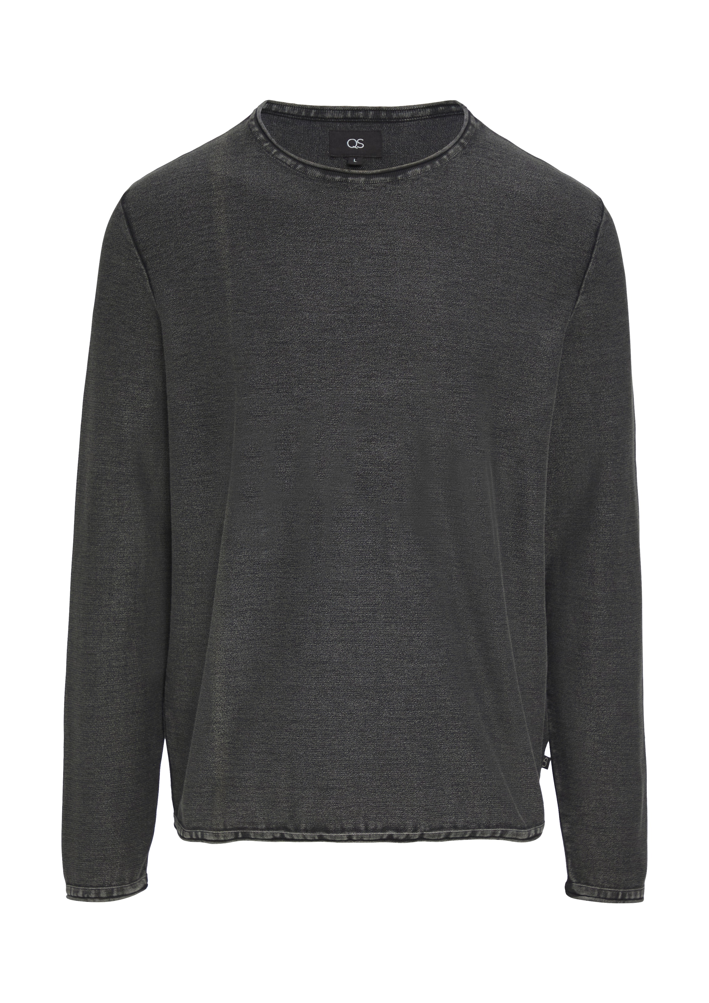 QS Strickpullover mit Rollkante