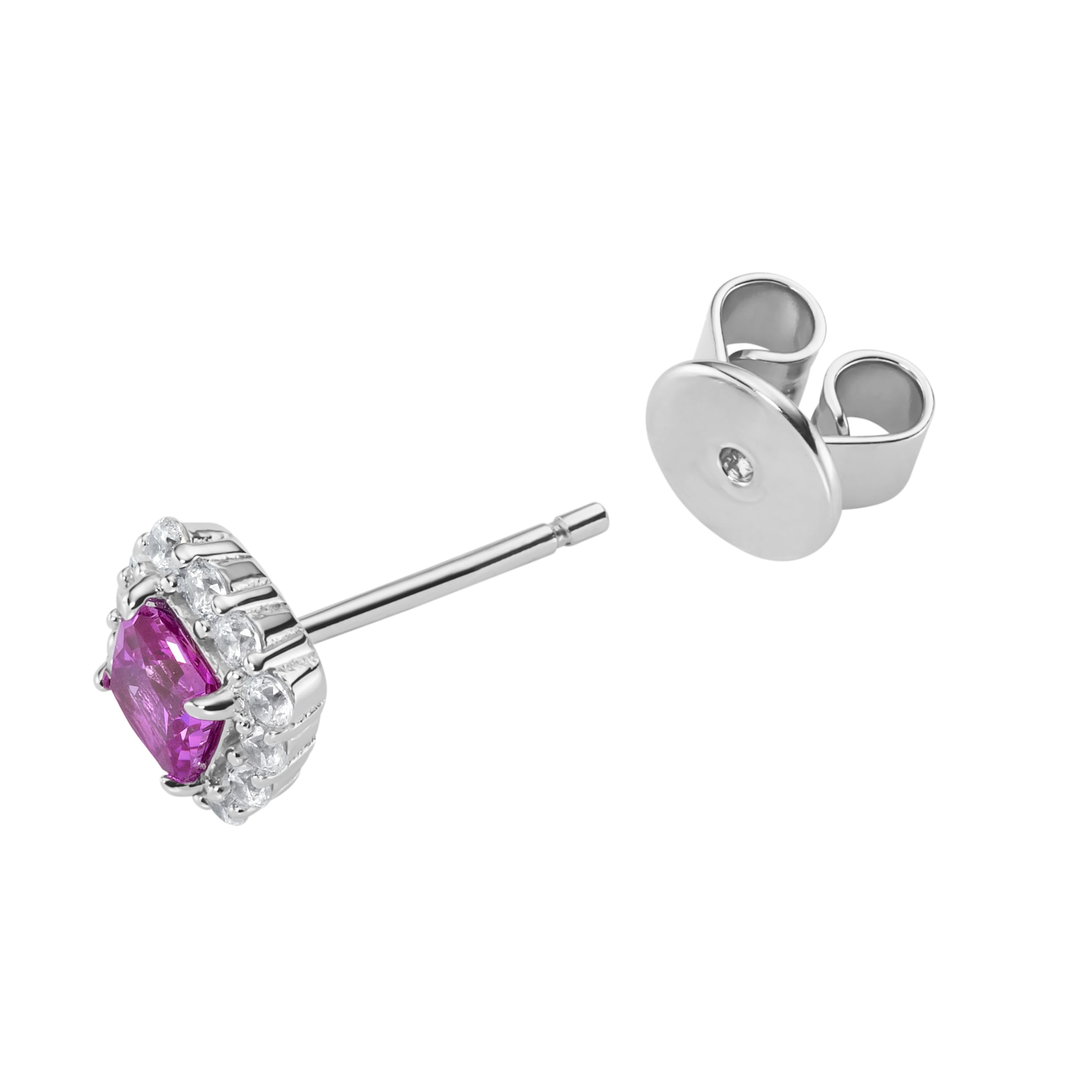GIORGIO MARTELLO MILANO Paar Ohrstecker »Ohrstecker Ziersteine, Zirkonia weiß, Silber 925«