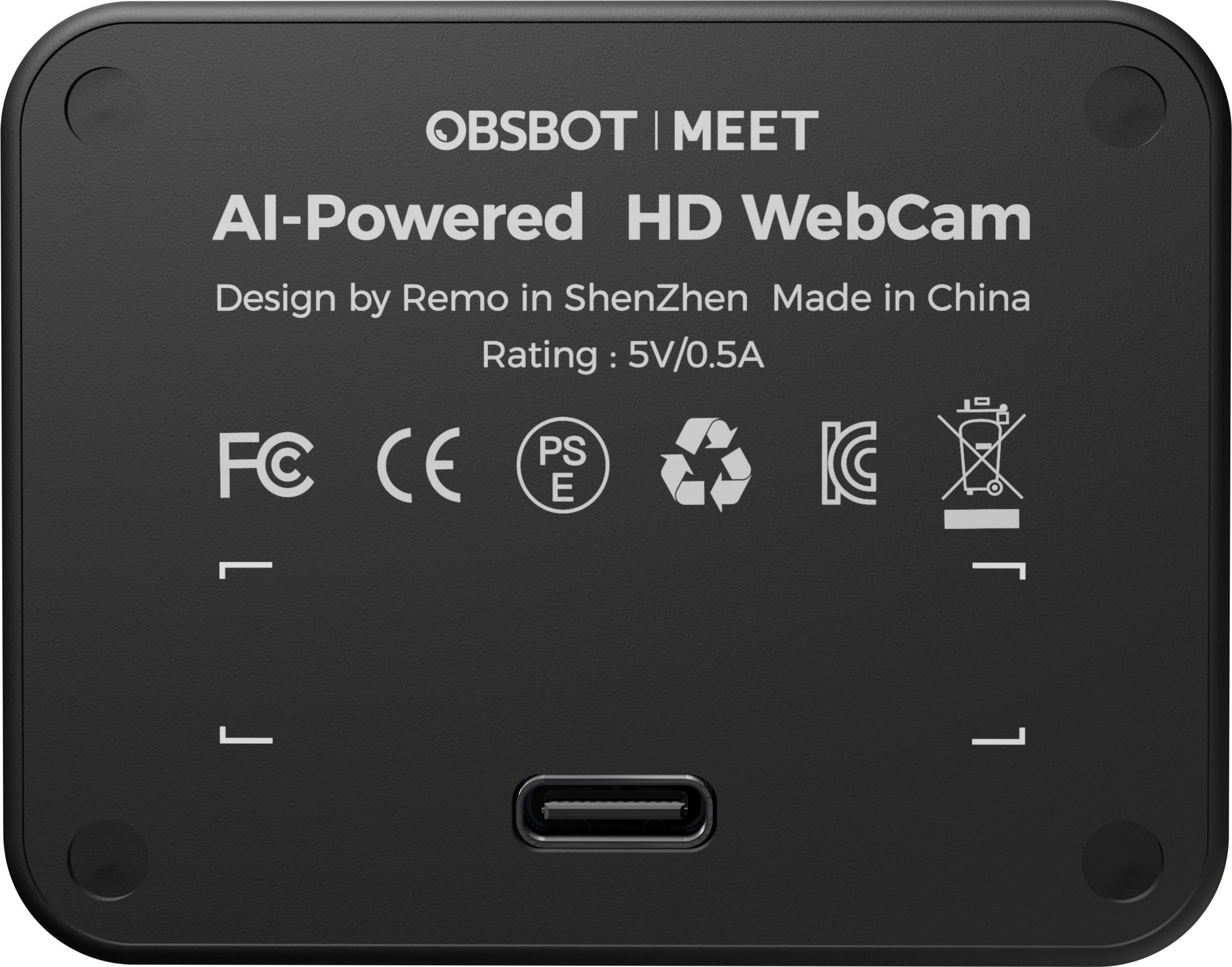 OBSBOT Webcam »Meet«, Full HD, 3 professionelle Garantie ➥ UNIVERSAL Jahre für AI-gestützte | XXL HD-Webcam Livestreams