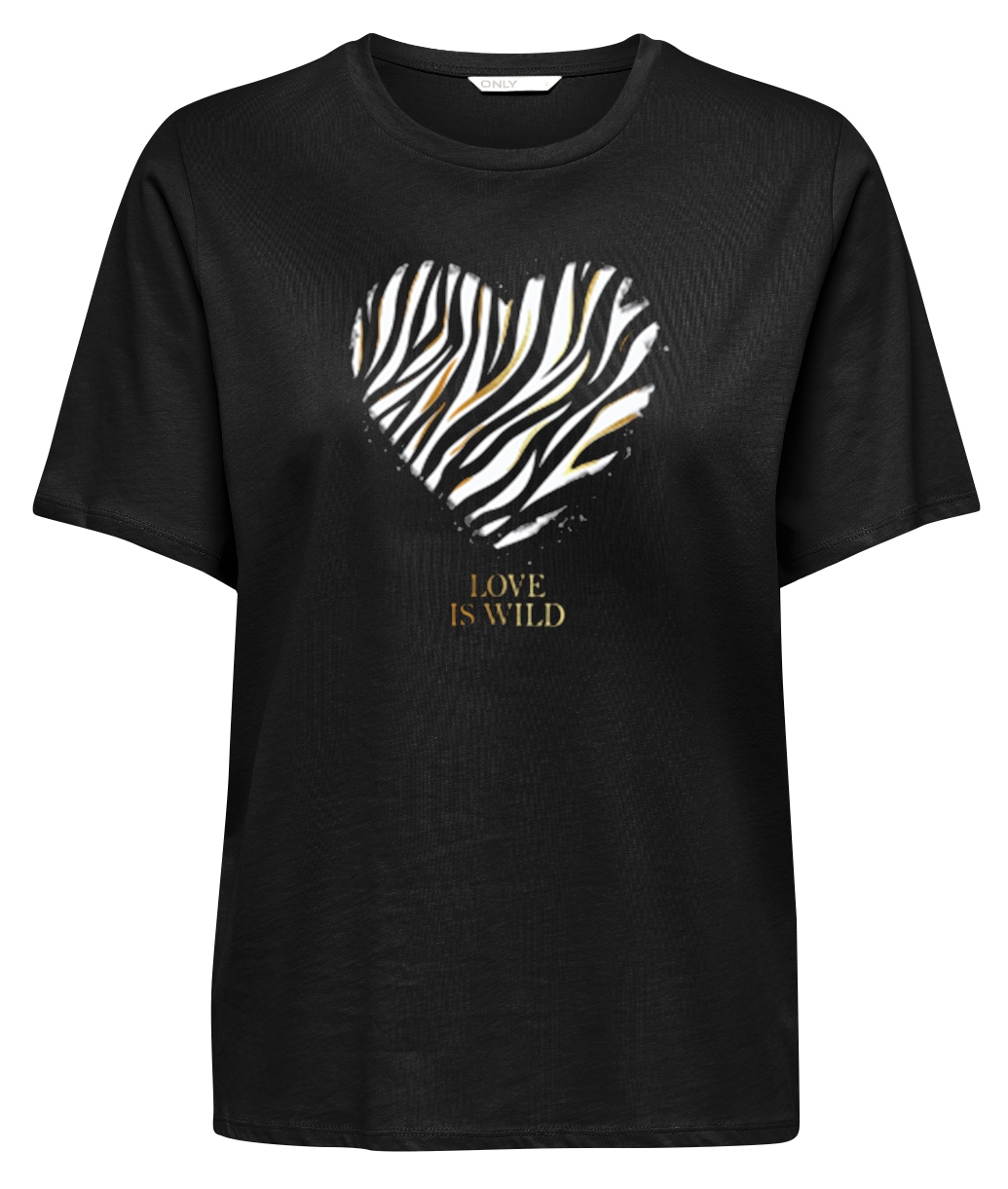 ONLY Kurzarmshirt »ONLKITA LIFE REG S/S MIX TOP CS JRS EX.«
