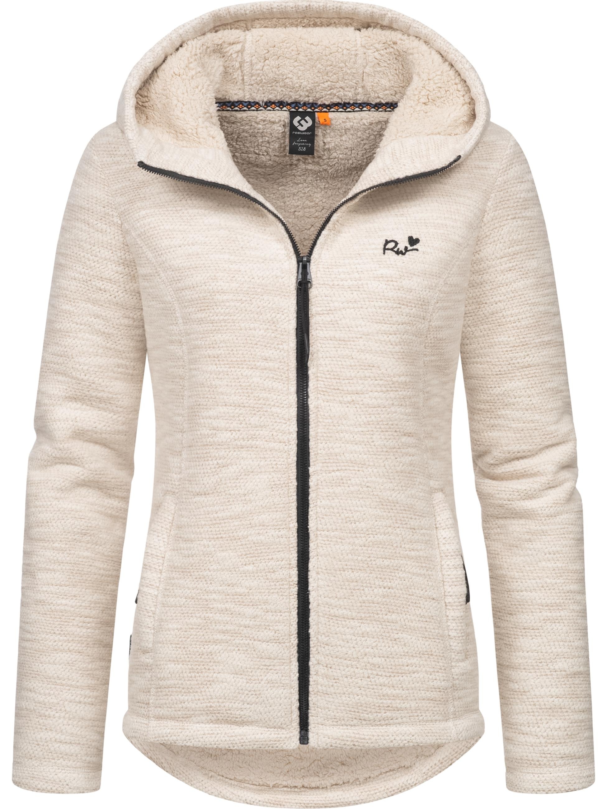 Ragwear Kapuzensweatjacke »Kapuzenstrickjacke Lyshka Melange«