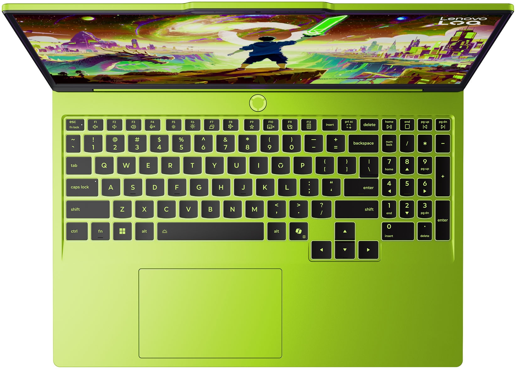 Lenovo Gaming-Notebook »LOQ 15AHP11 Limited Green Edition« 38,86 cm / 15,3 ″ AMD Ryzen 7 GeForce RTX 5060 512 GB SSD