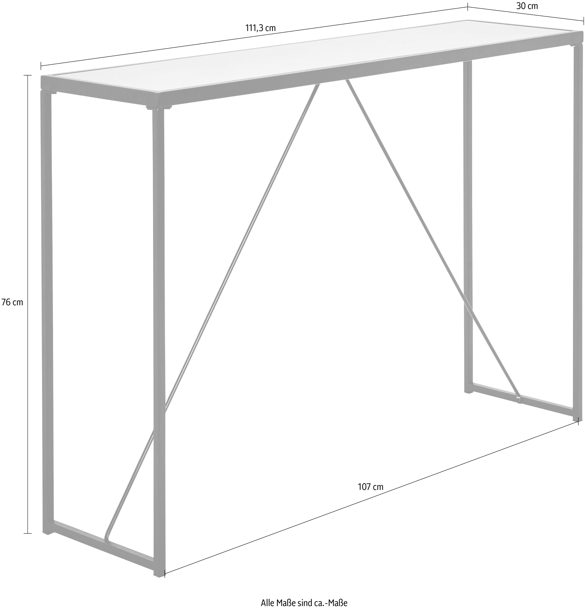 Jahnke Konsolentisch »GLAM CONSOLE«, Breite ca. 111 cm, Beistelltisch