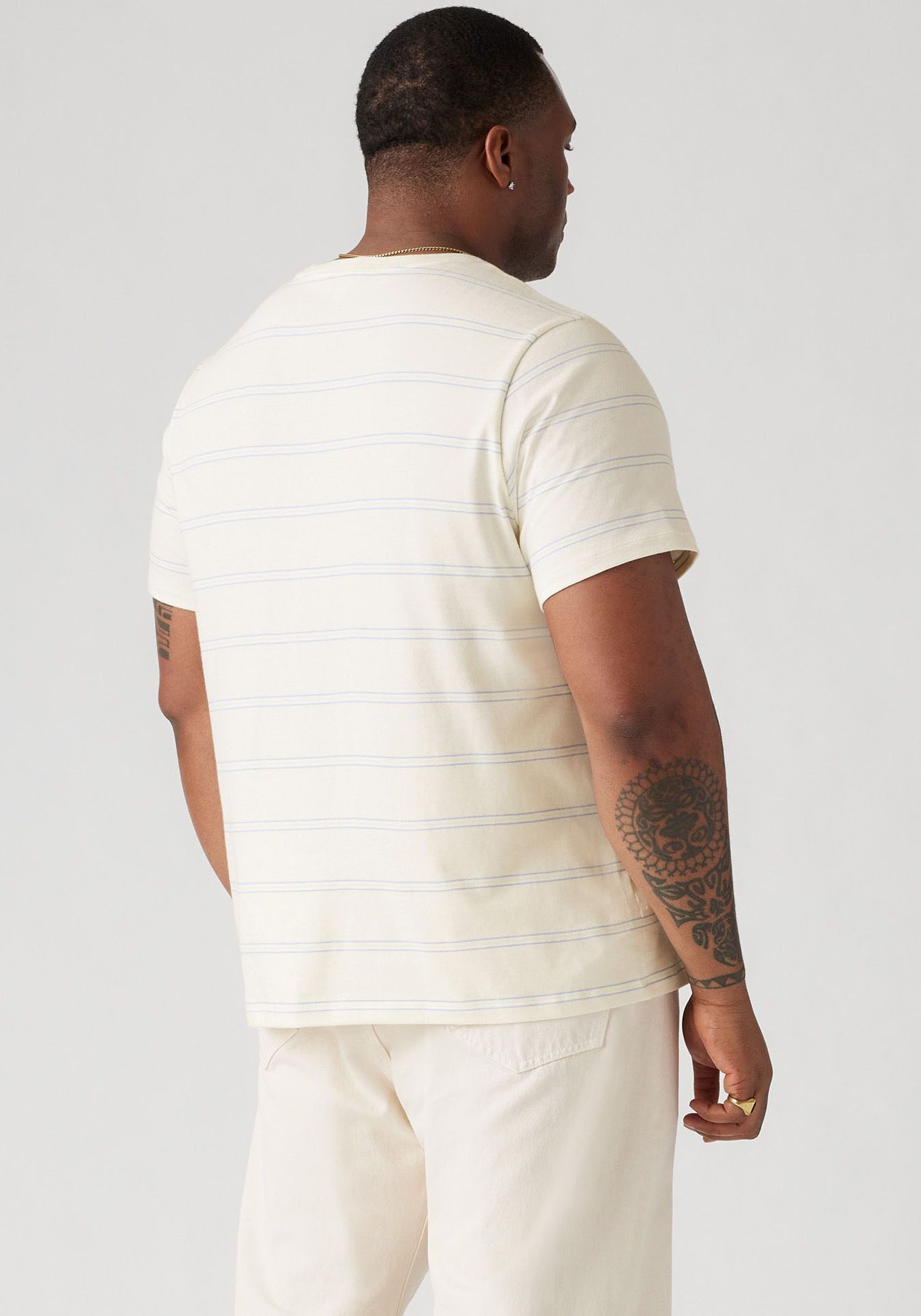 Levi's® Plus Rundhalsshirt »BIG ORIGINAL HM TEE«, im Ringel-Dessin