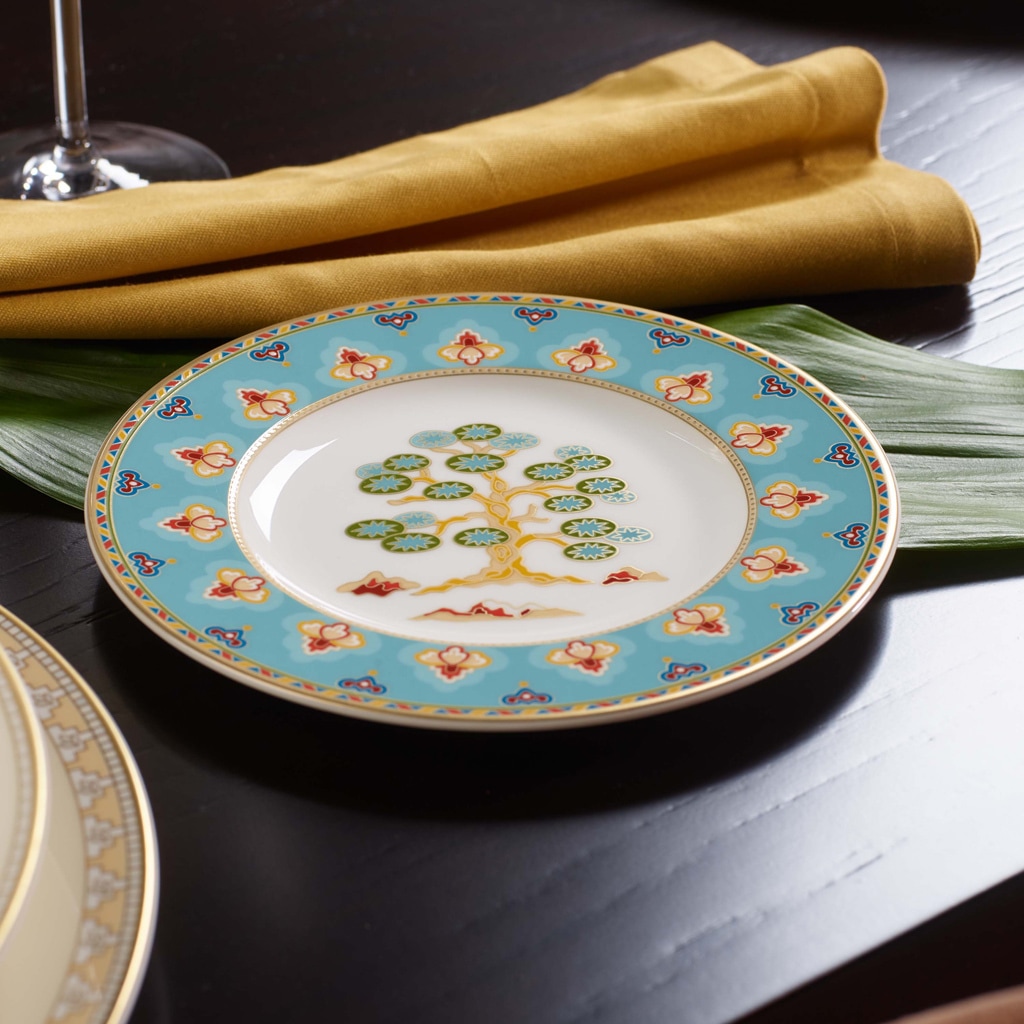 Villeroy & Boch Brotteller »Brotteller Samarkand Aquamarin ø 16,4 cm bunt«
