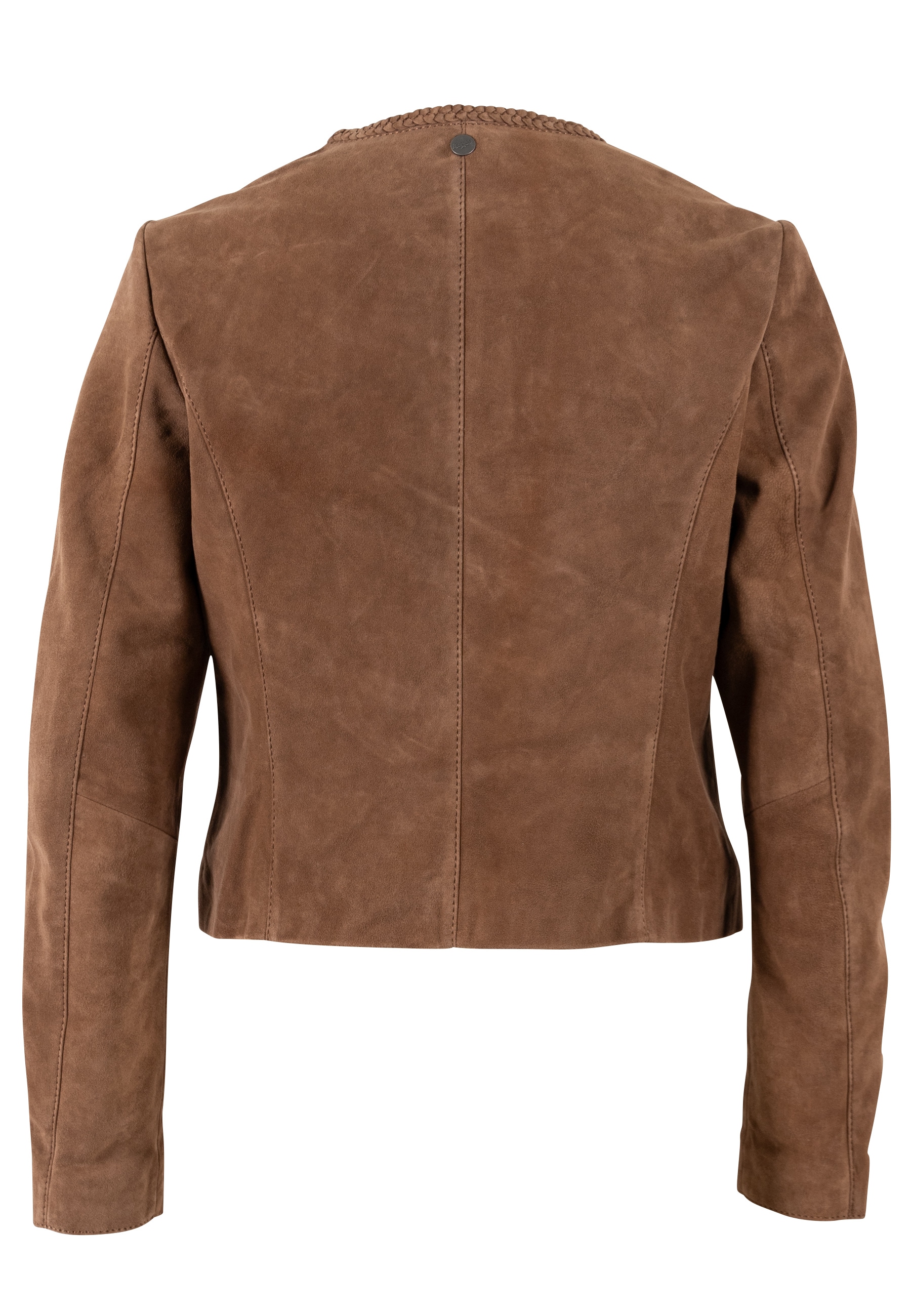 Mauritius Lederjacke »MWZainu« Kurzjacke mit geflochtenen Details