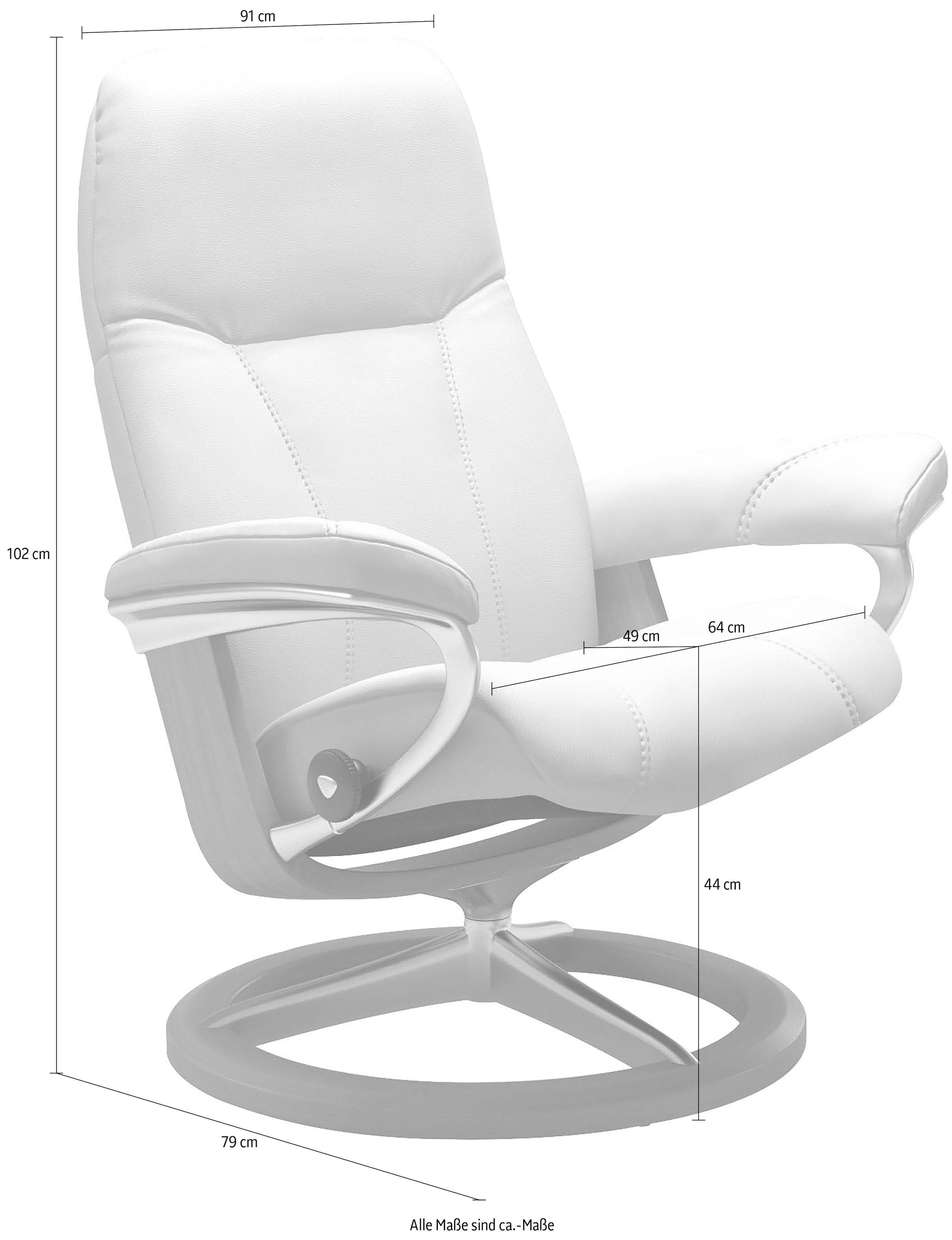 Stressless® Relaxsessel »Consul« mit Signature Base, Größe L, Gestell Schwarz