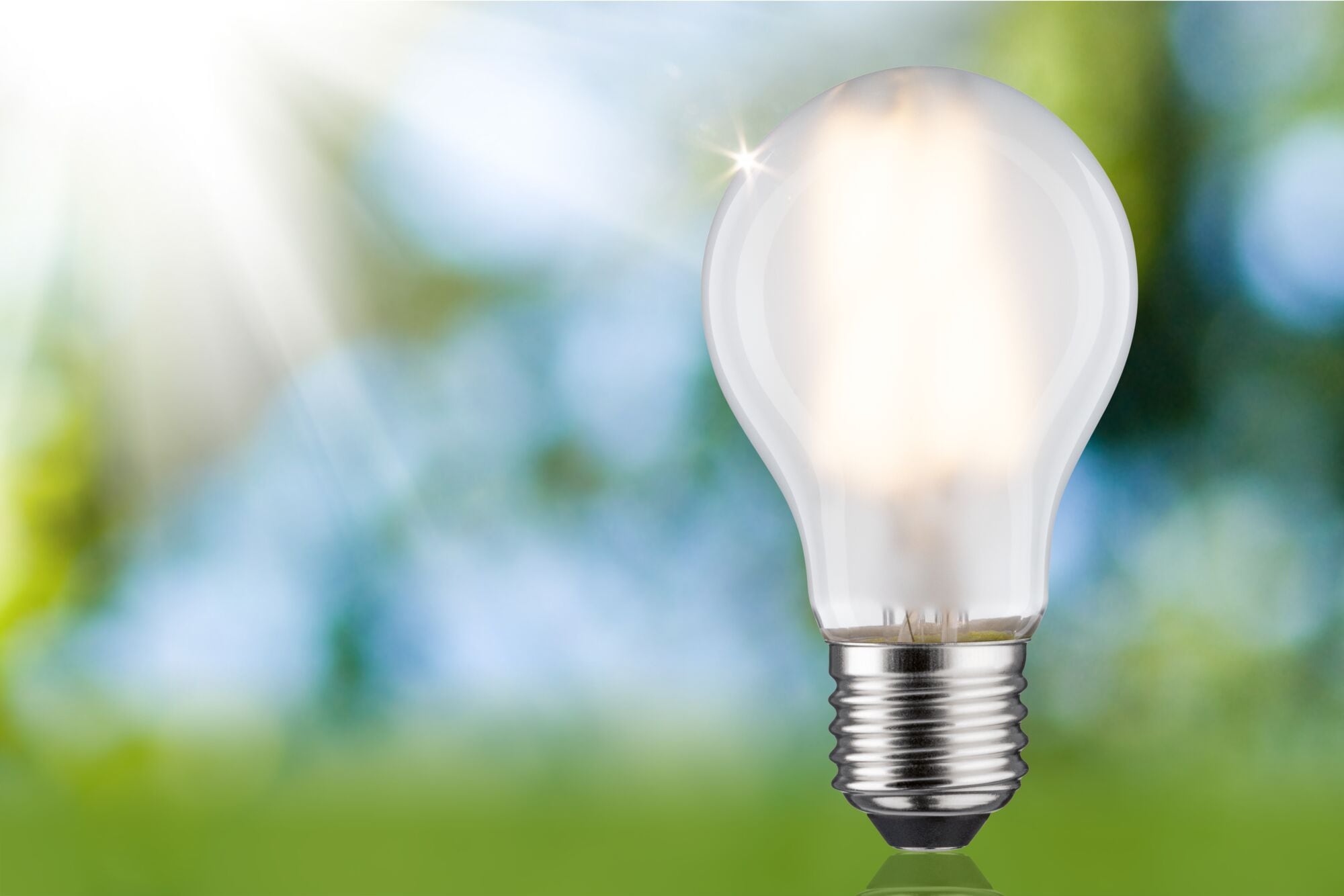 Paulmann LED-Leuchtmittel »Eco-Line Filament 230V LED Birne E27 1er-Set  525lm 2,5W 3000K  Matt« E27 1 Stk. Warmweiß