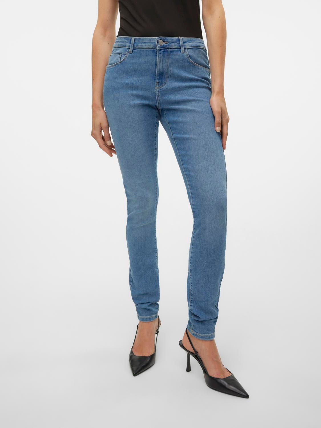 Vero Moda Skinny-fit-Jeans »VMELLY MR SKINNY JEANS BLUE NOOS«