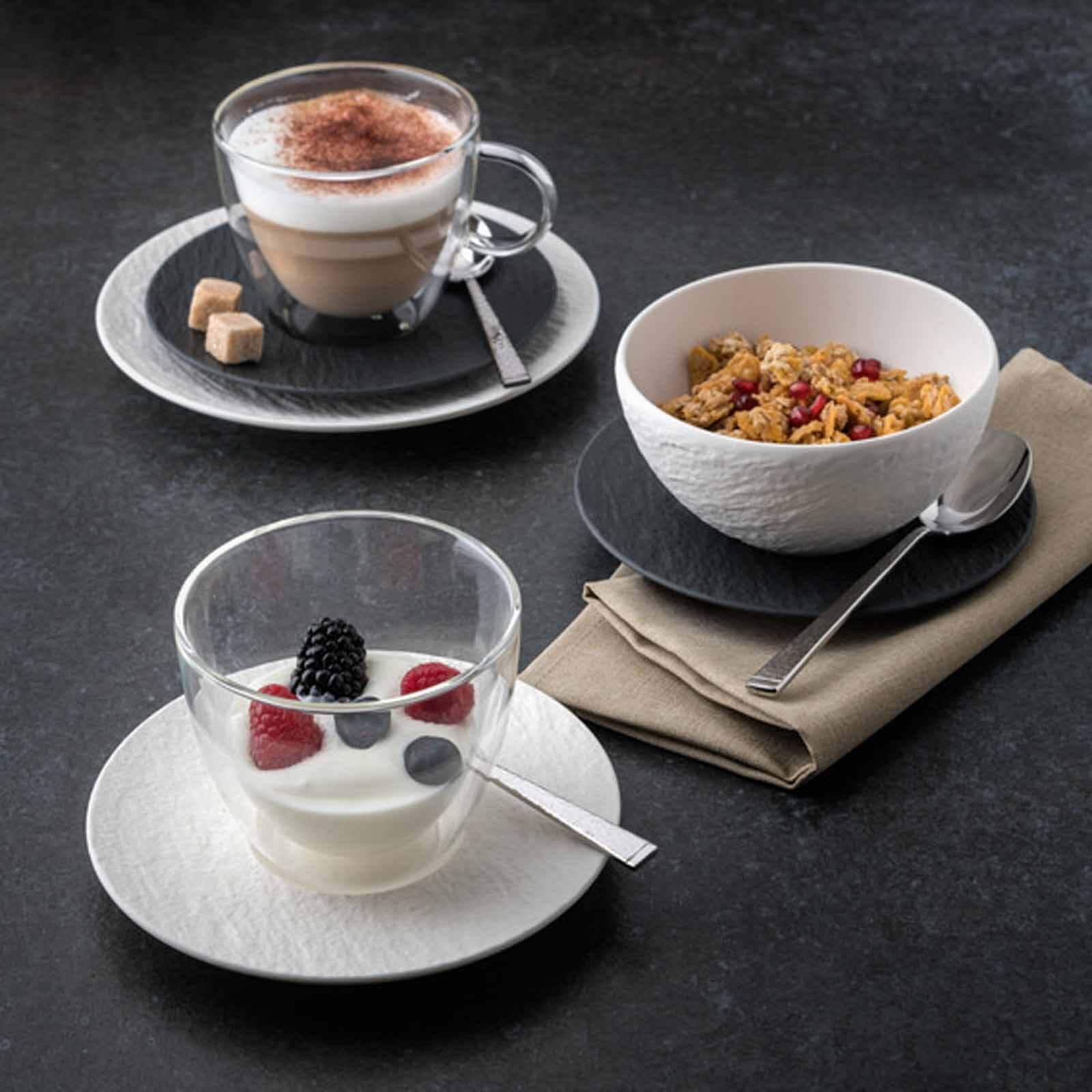 Villeroy & Boch Brotteller »Brotteller Manufacture Rock ø 15.3 cm 6er Set schwarz«