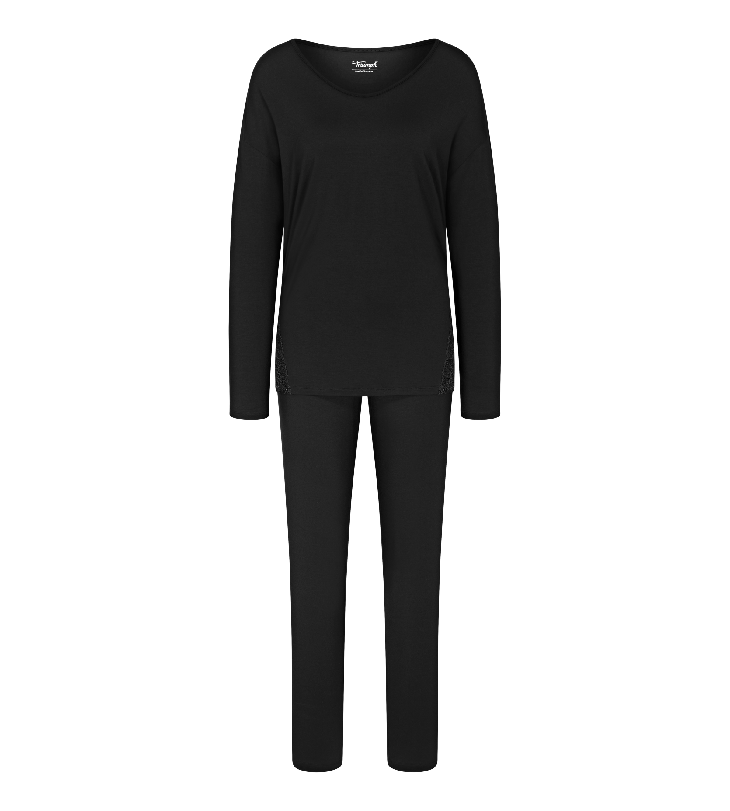 Triumph Pyjama »Timeless Sensuality PK LSL« 2 Stk. tlg., atumgsaktiv und weich