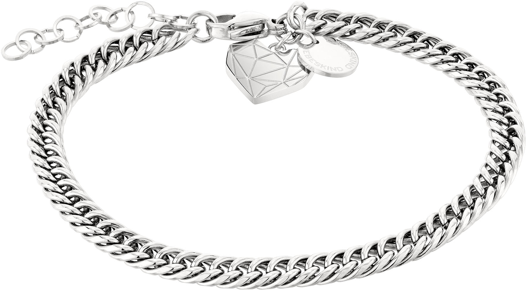 Liebeskind Berlin Armband »Schmuck Geschenk Edelstahl Armkette Herz, LJ-0854-B-21«