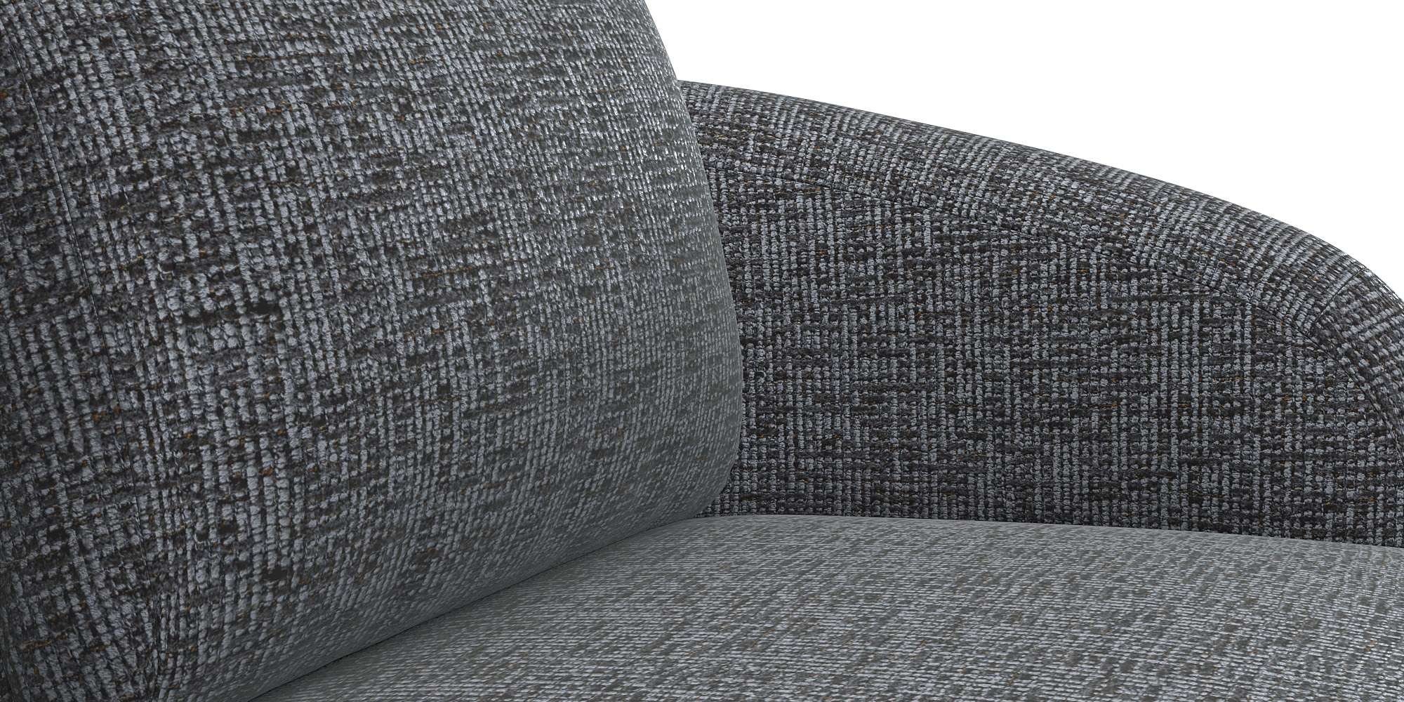 FLEXLUX 2,5-Sitzer »Torino, rund, Couch, Loveseat,«, Modernes, organisches Sofa-Design, Kaltschaum, Wellenunterfederung
