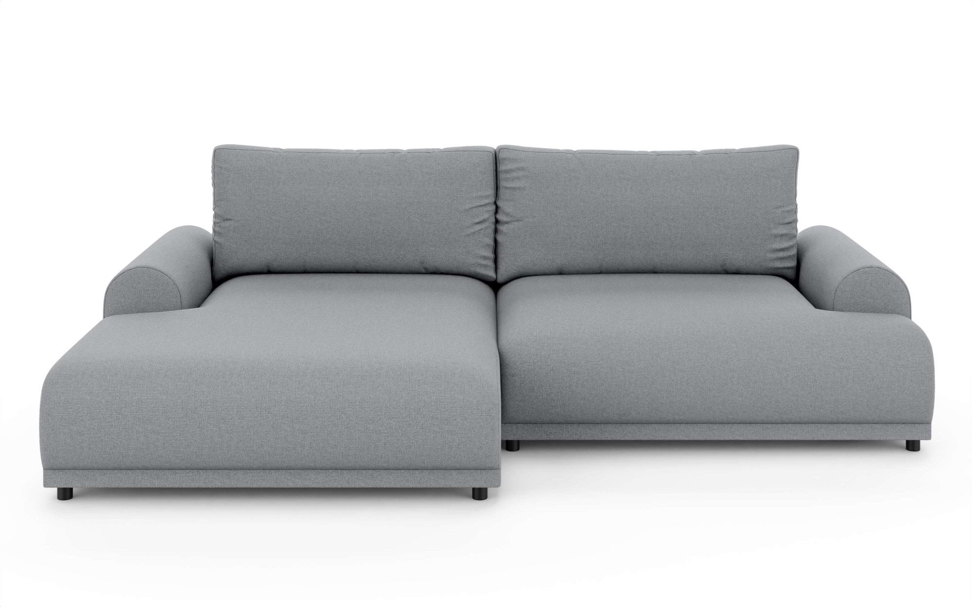 INOSIGN Ecksofa »Marsby, mit Bettfunktion und Bettkasten, Maße: B/H/T 242/65/145 cm«, L-Form mit Wellenunterfederung, Recamiere links oder rechts bestellbar