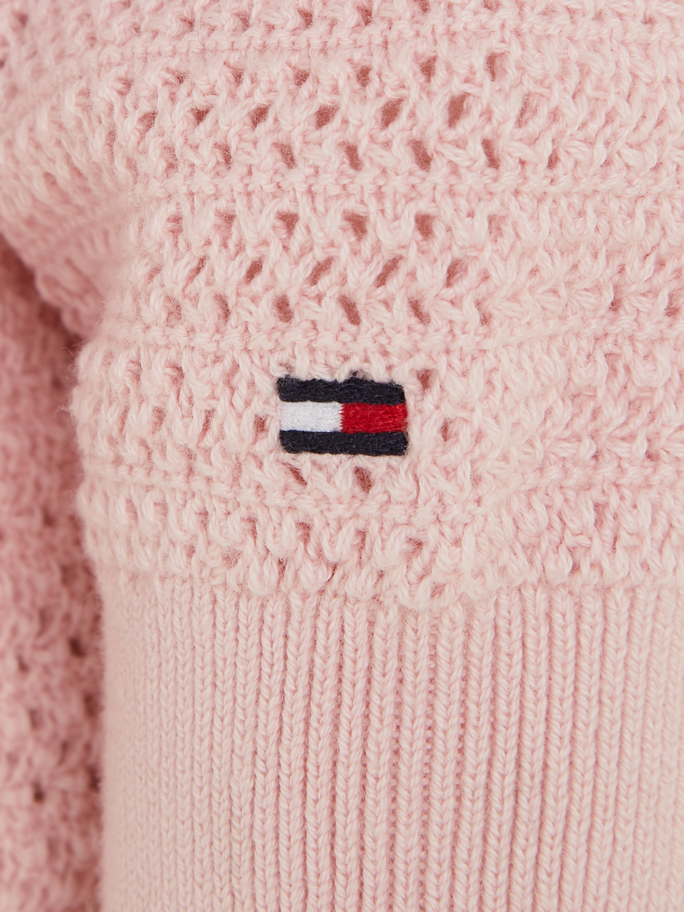 Tommy Hilfiger Strickjacke »CROCHET CARDIGAN«, Baby bis 2 Jahre