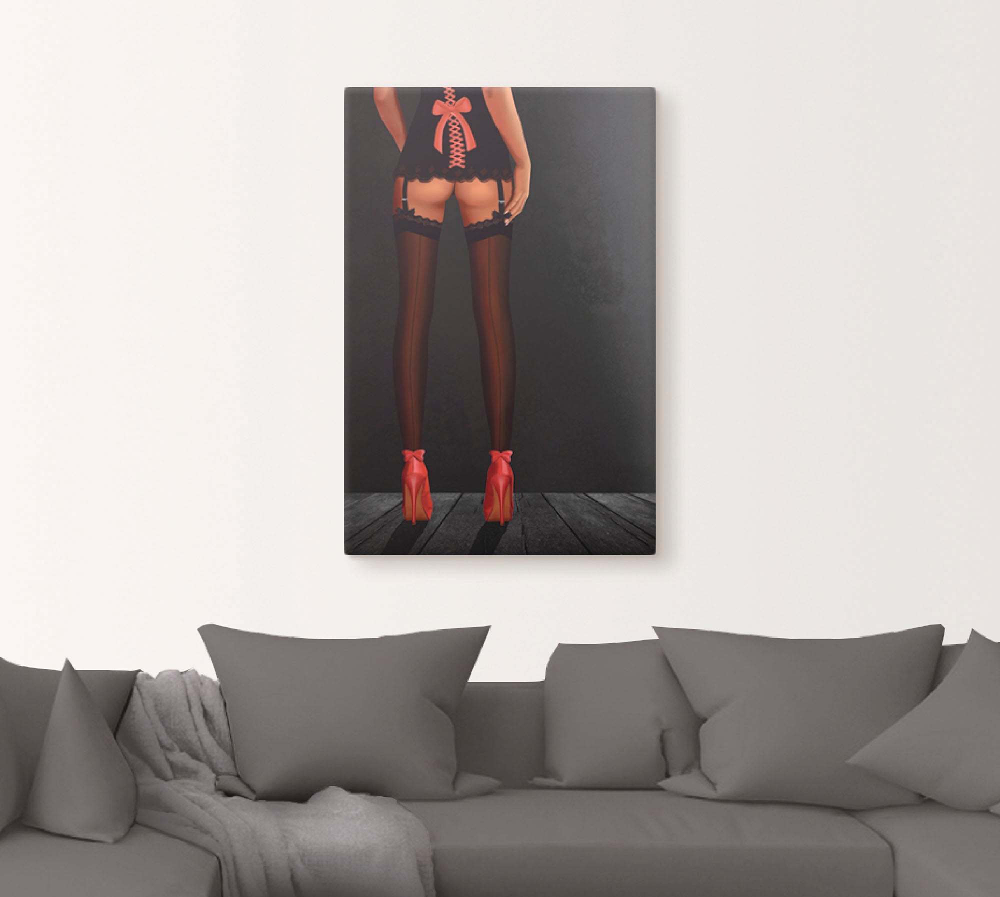 Artland Wandbild »Sexy Beine in High Heels« Frau 1 Stk. tlg. als Alubild, Leinwandbild in verschied. Größen