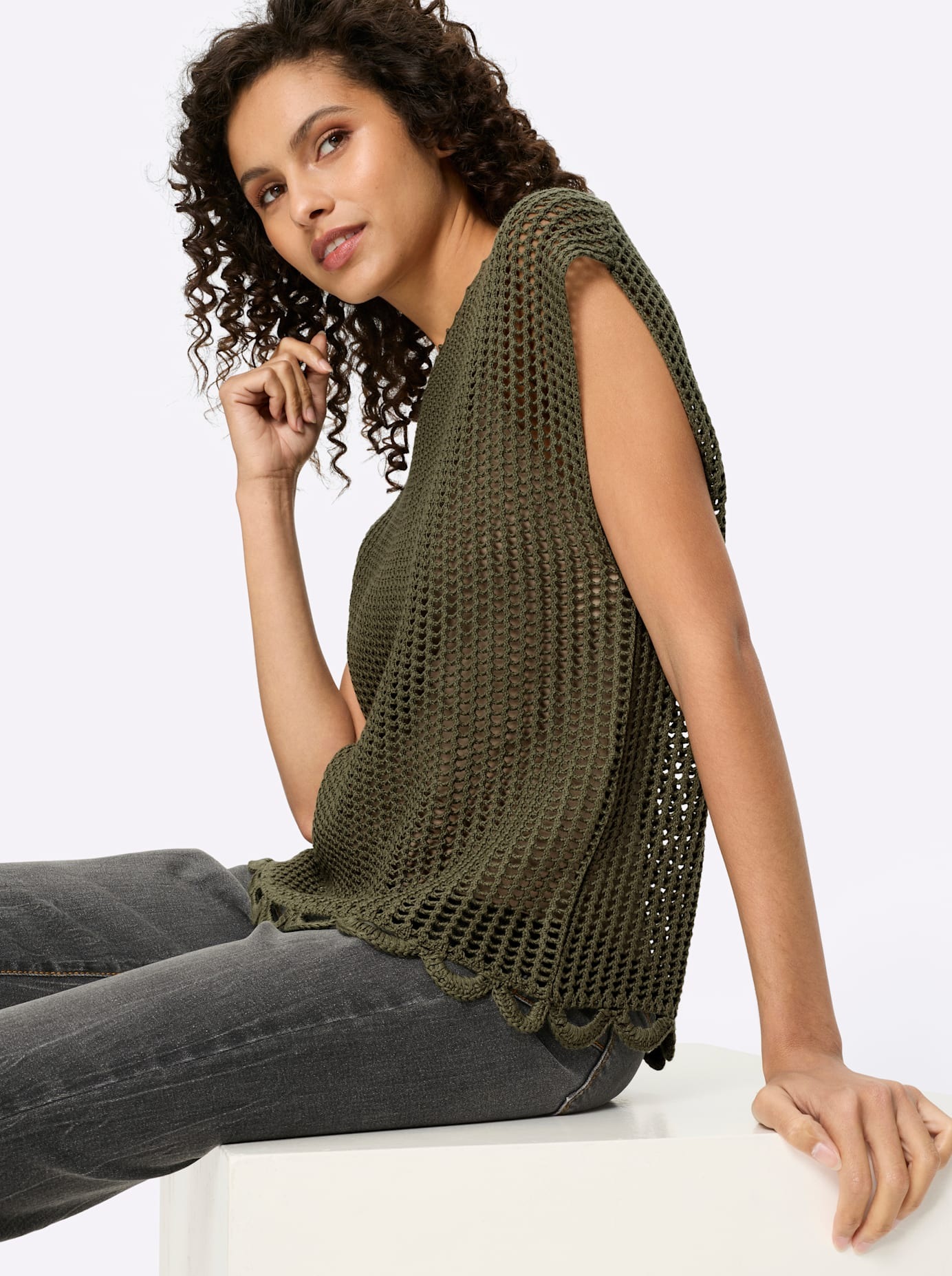 heine Kurzarmpullover »Pullover«