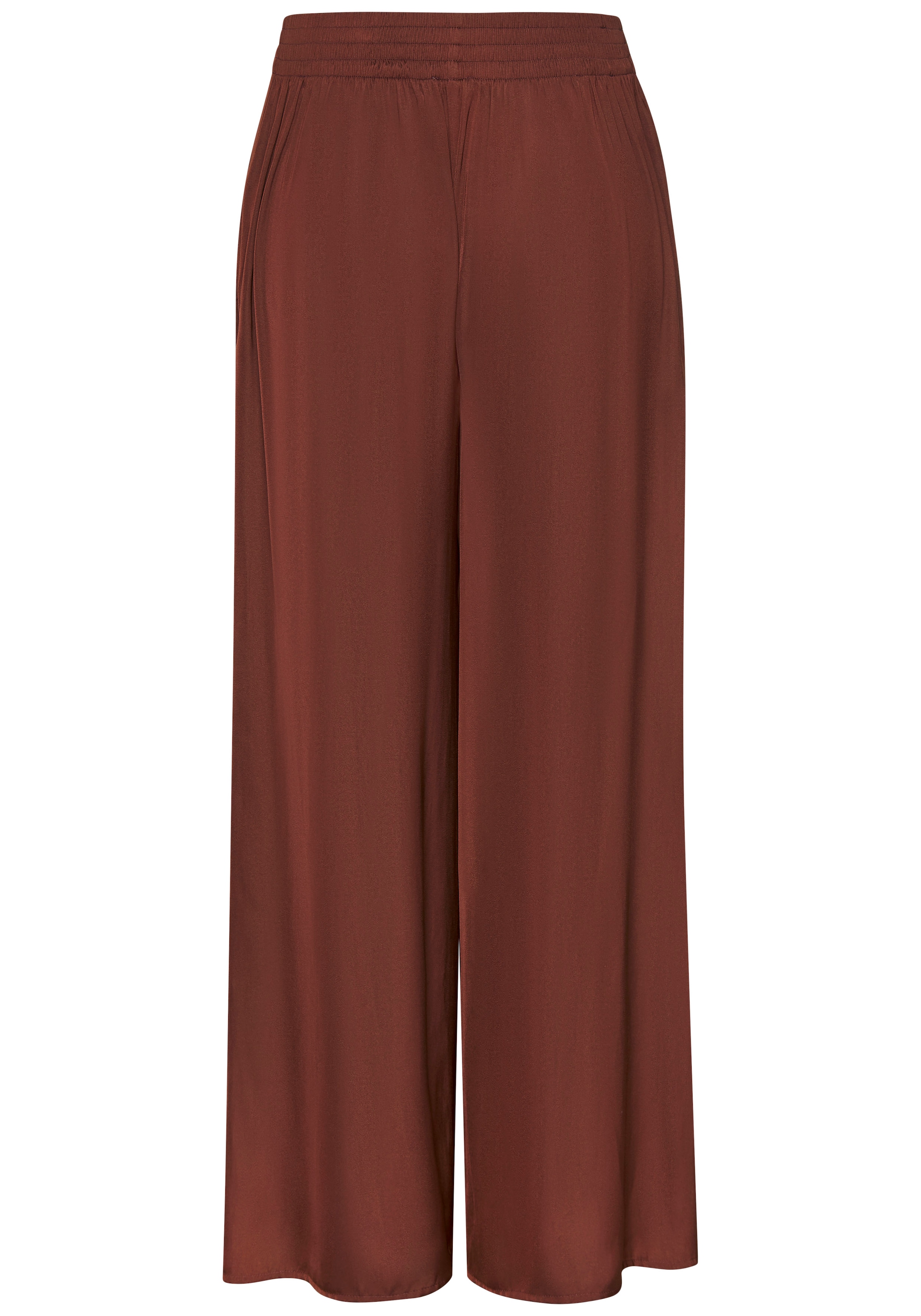 LASCANA Webhose  aus leichter Satinqualität, luftige Sommerhose mit Taschen, elegant