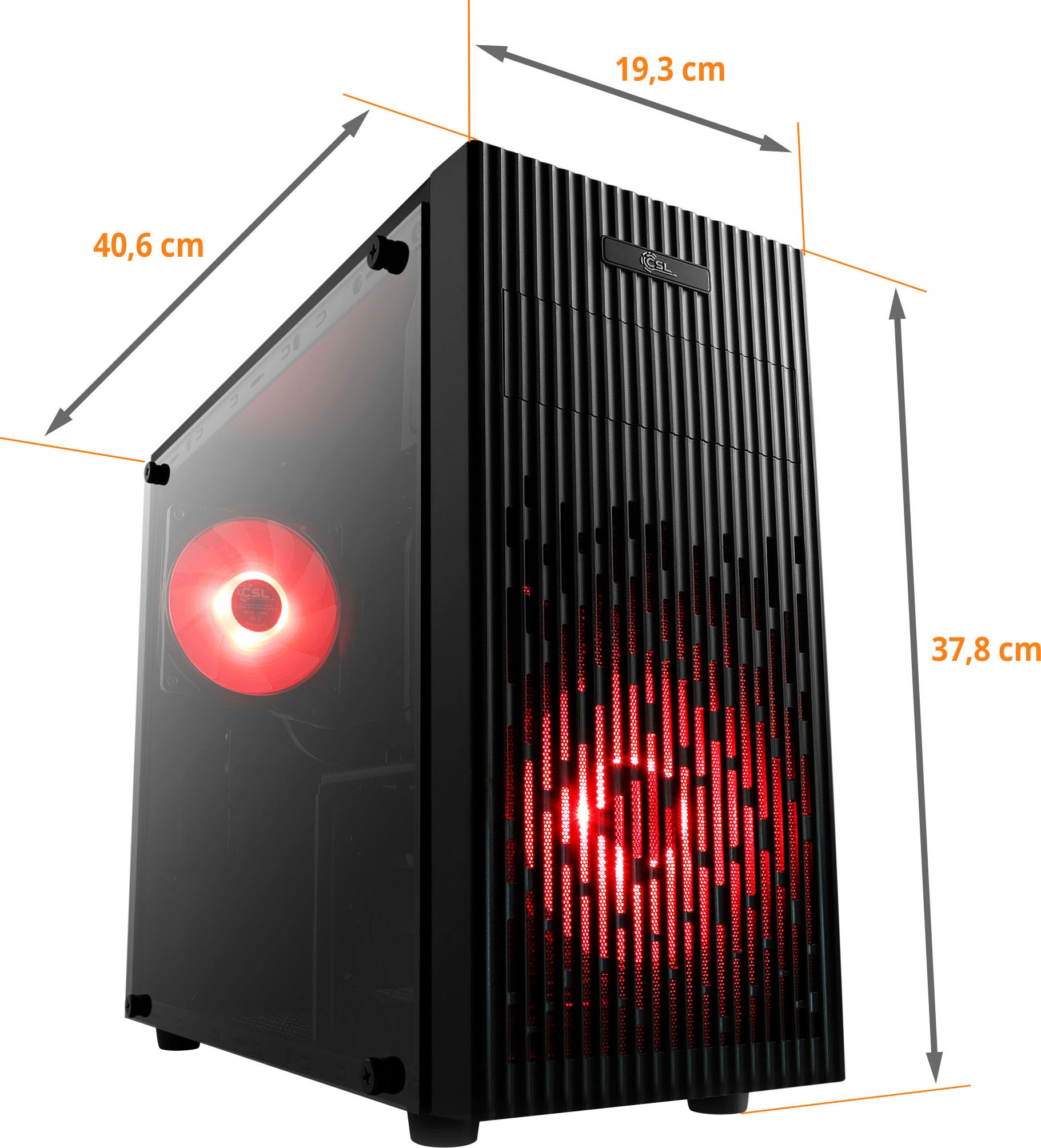CSL Gaming-PC »HydroX V28310«