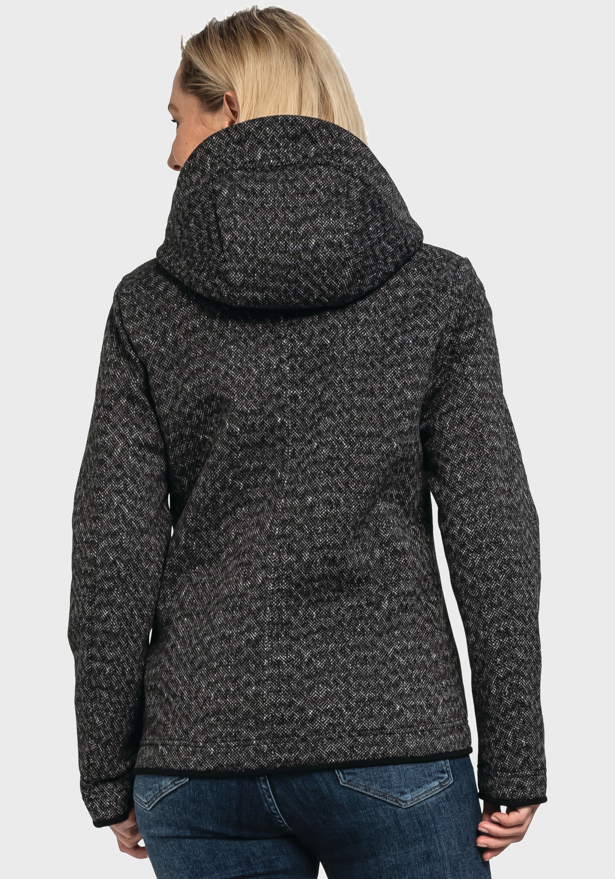 Schöffel Fleecejacke »Fleece Hoody Aurora L«, mit Kapuze