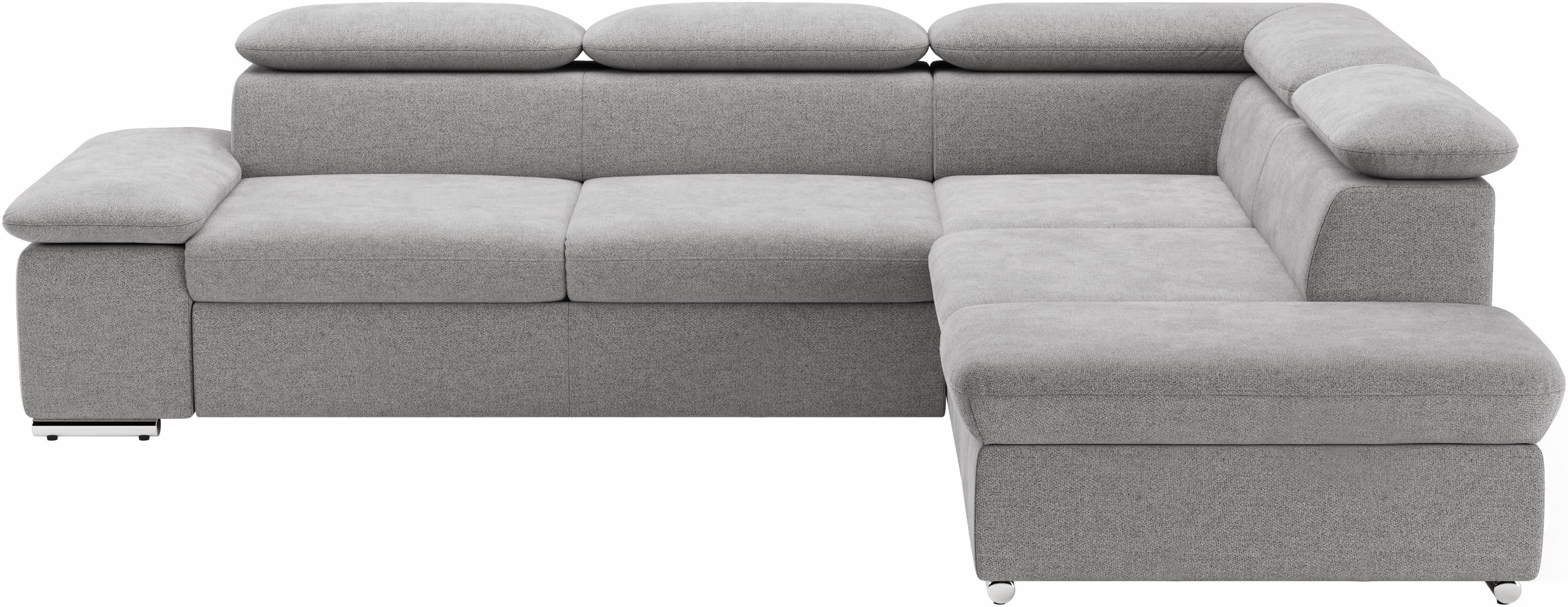 sit&more Ecksofa "Valantine L-Form, B: 272 cm" mit Arm- & Kopfteilverstellung, optional mit Schlaffunktion